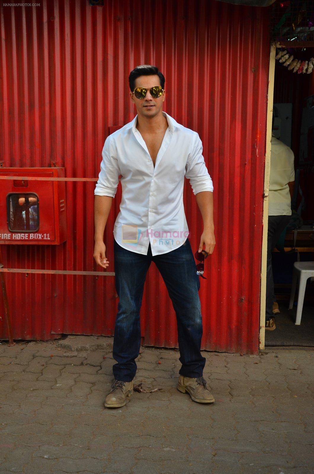 Varun Dhawan at Dishoom wrap up in Mumbai on 18th April 2016