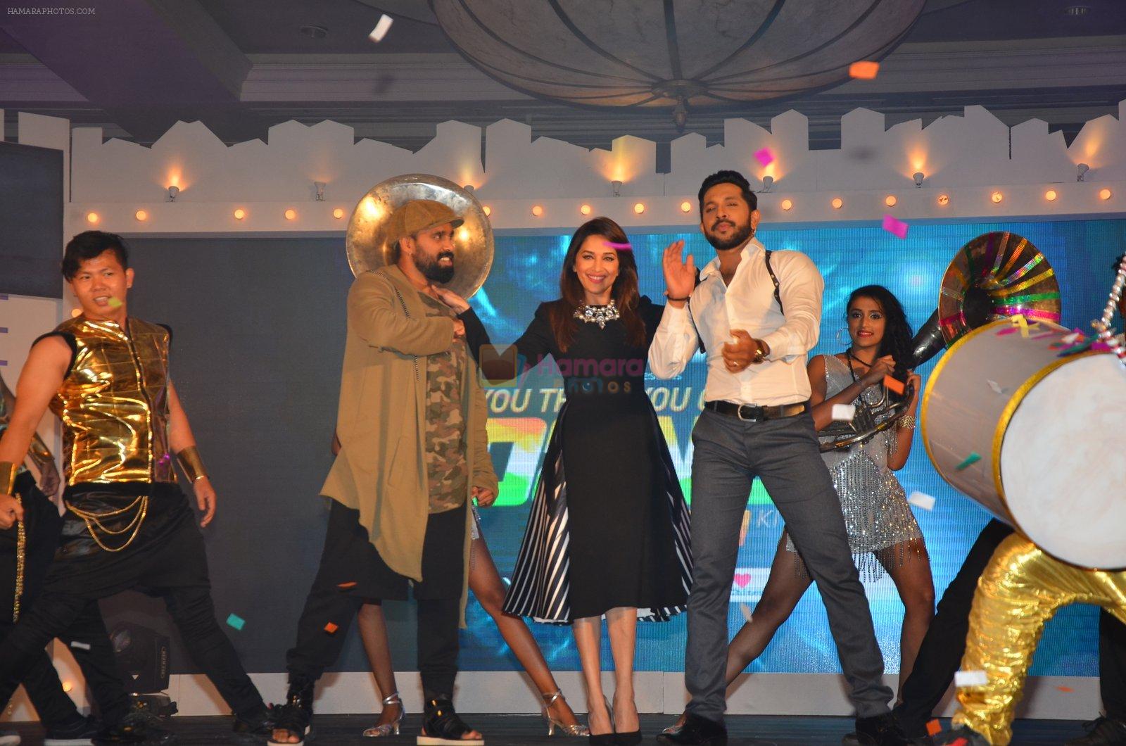 Madhuri Dixit, Terence Lewis and Bosco Martis at So You Think You can dance launch on 19th April 2016