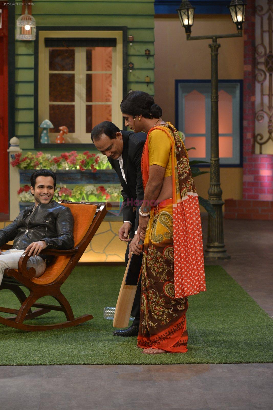 Mohammad Azharuddin at the promotion of Azhar on location of The Kapil Sharma Show on 22nd April 2016