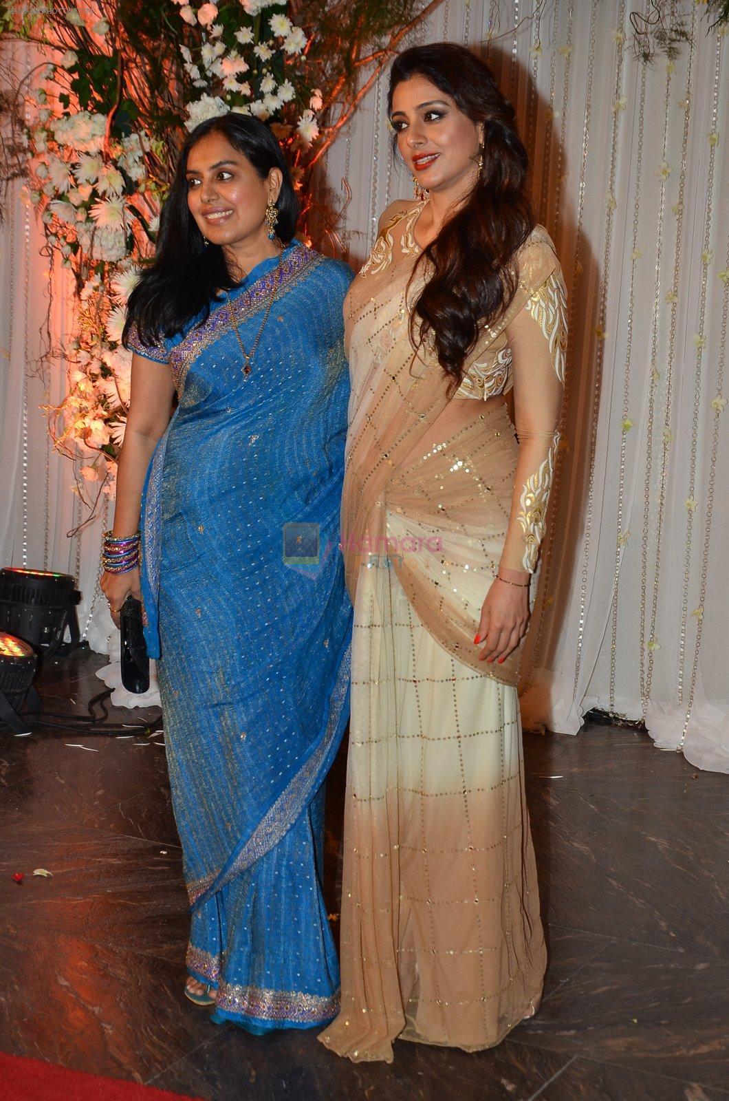 Tabu at Bipasha Basu and Karan Singh Grover's Wedding Reception on 30th April 2016