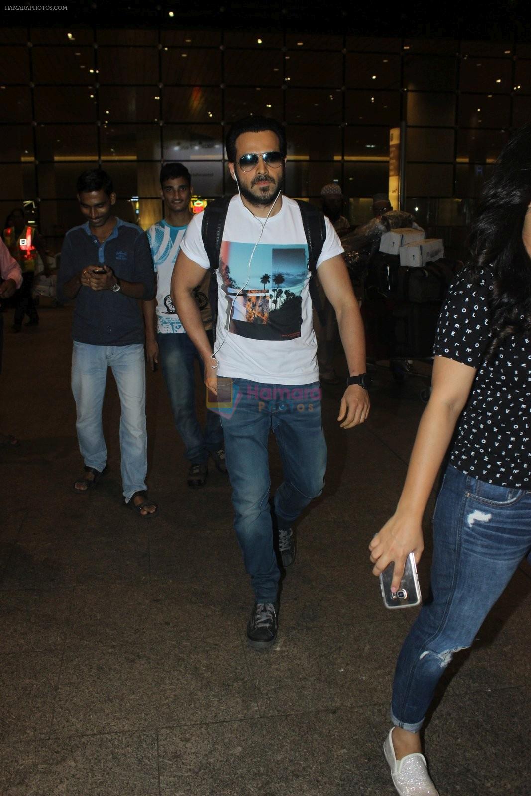 Emraan hashmi snapped at the airport on 13th May 2016
