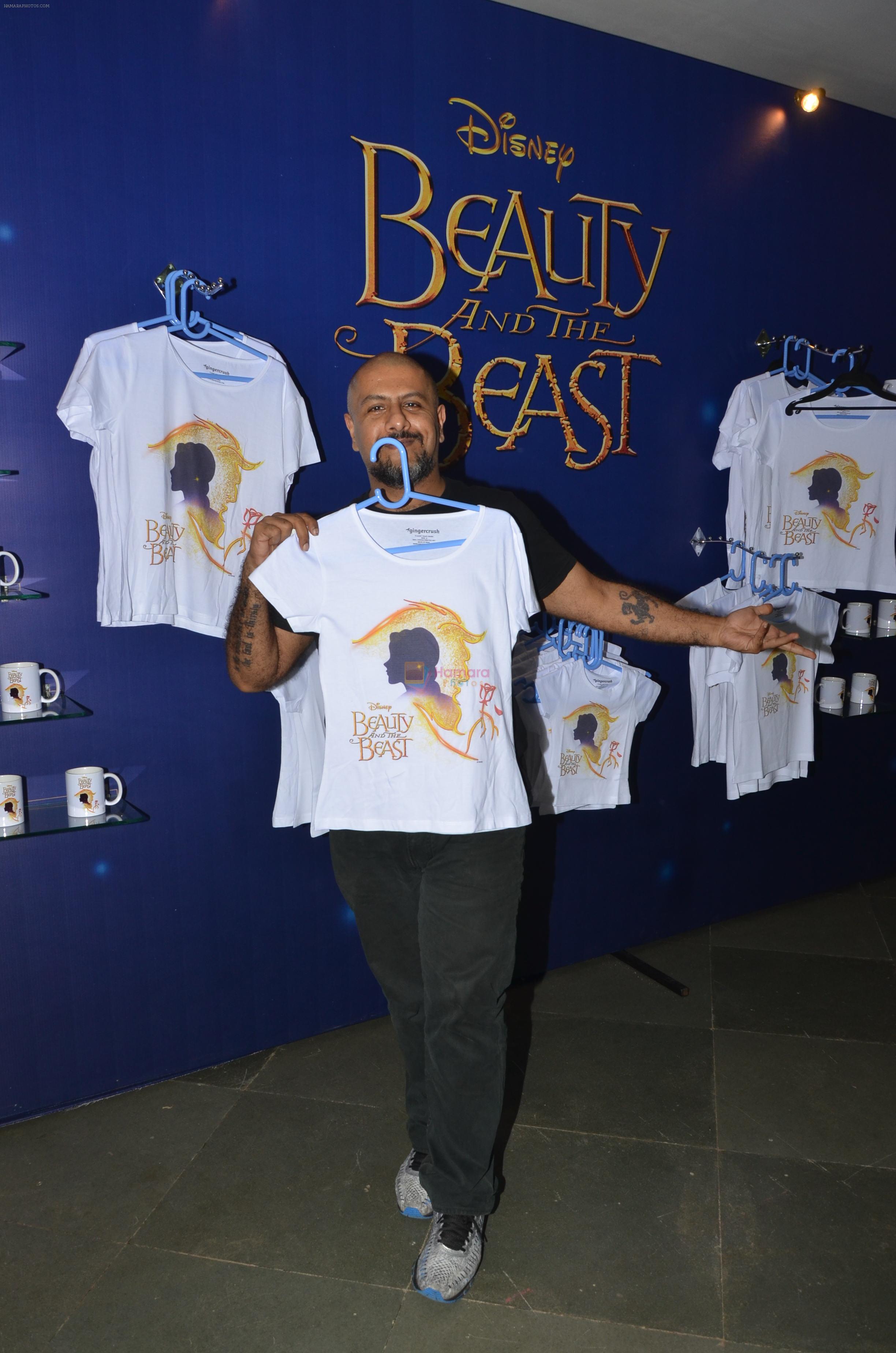 Vishal Dadlani at Beauty n beast screening on 13th May 2016