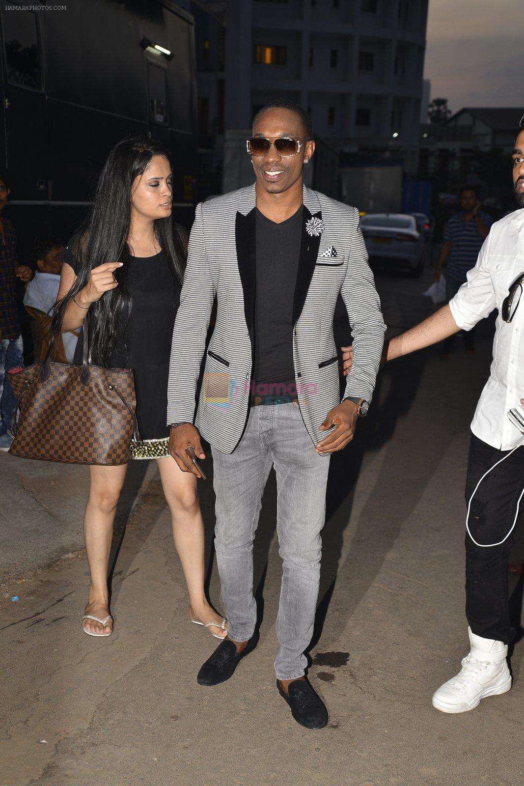 Dwayne Bravo on the sets of Sony Entertainment Television's The Kapil Sharma on 16th May 2016