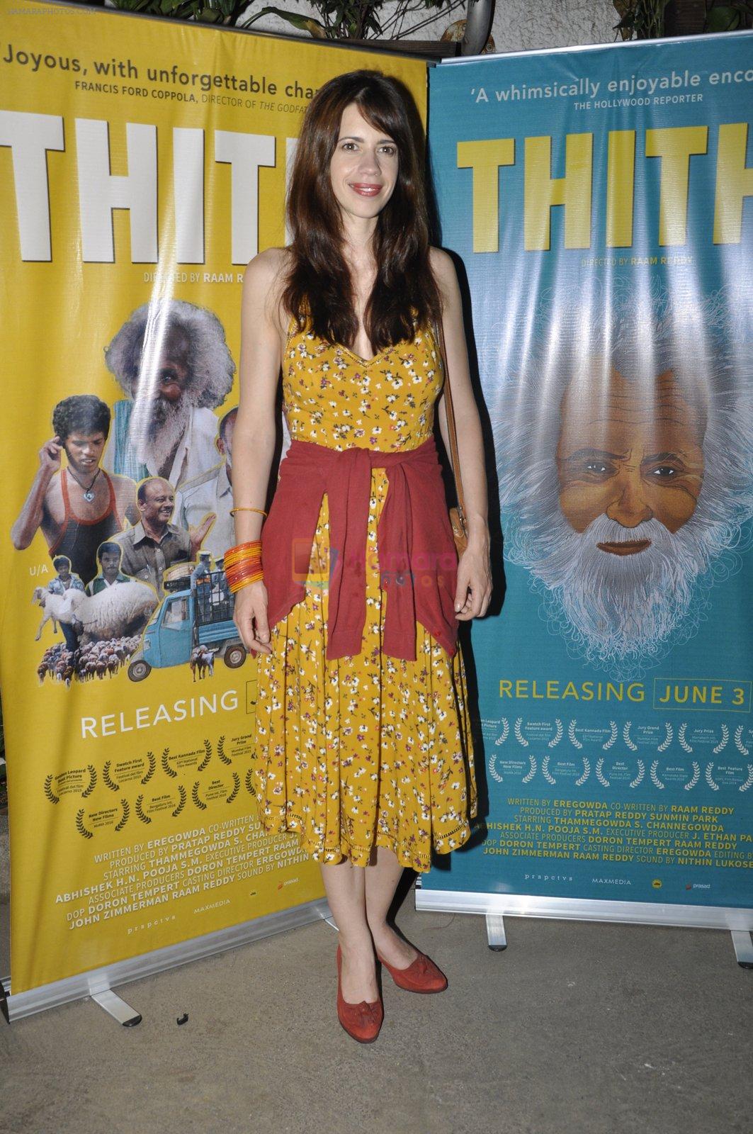 Kalki Koechlin at Thithi film screening in Mumbai on 23rd May 2016