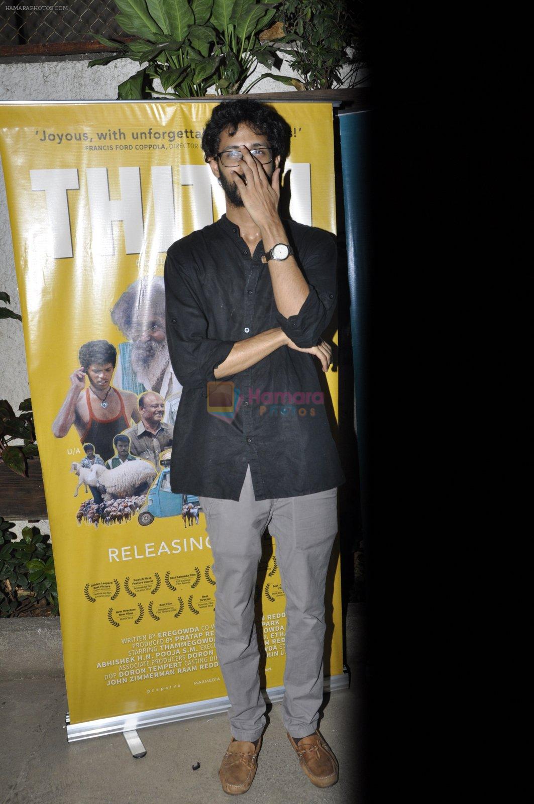 Raam Reddy at Thithi film screening in Mumbai on 23rd May 2016