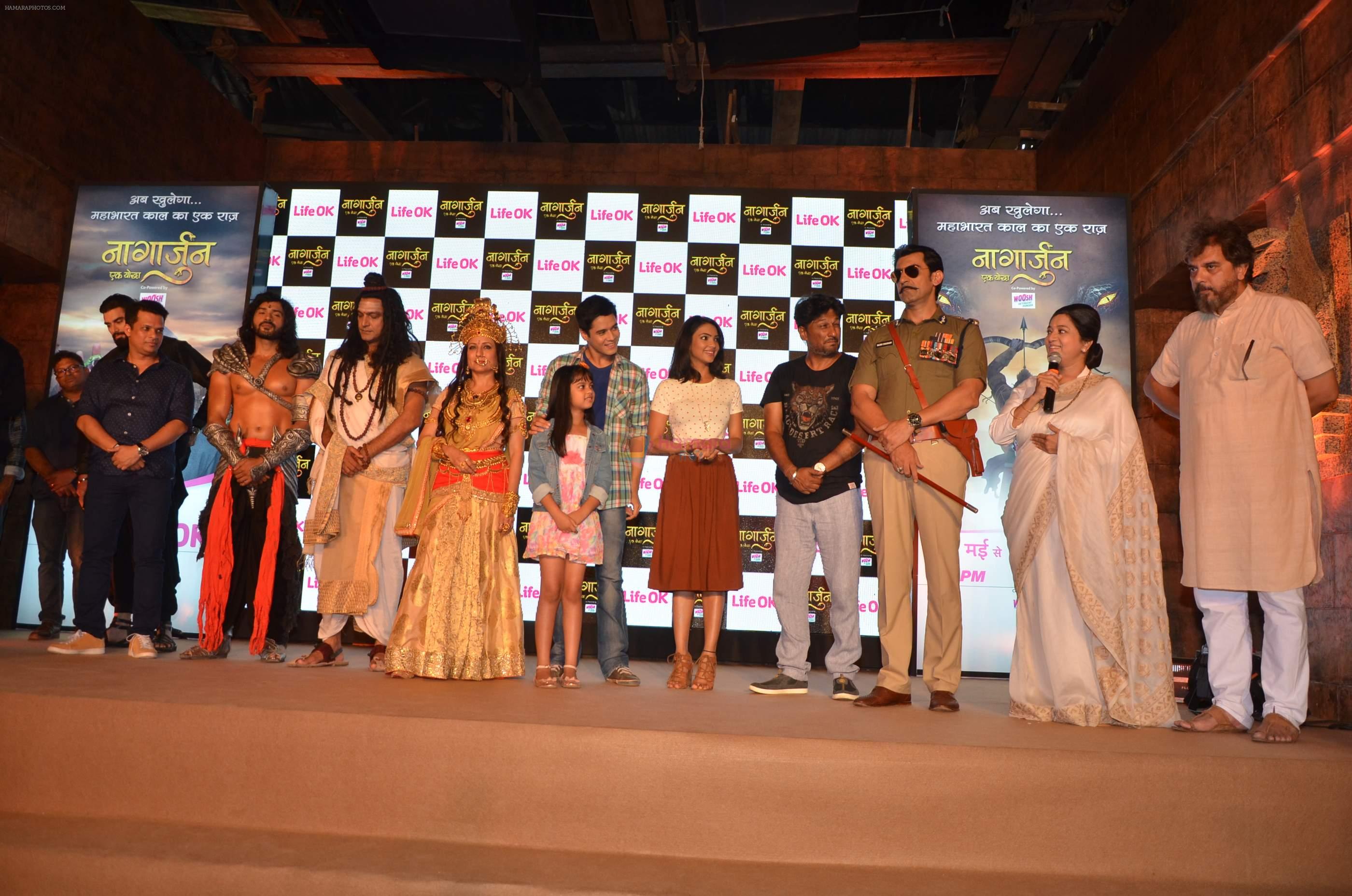 Mrunal Jain at the launch of Life Ok new series Nagarjun on 24th May 2016