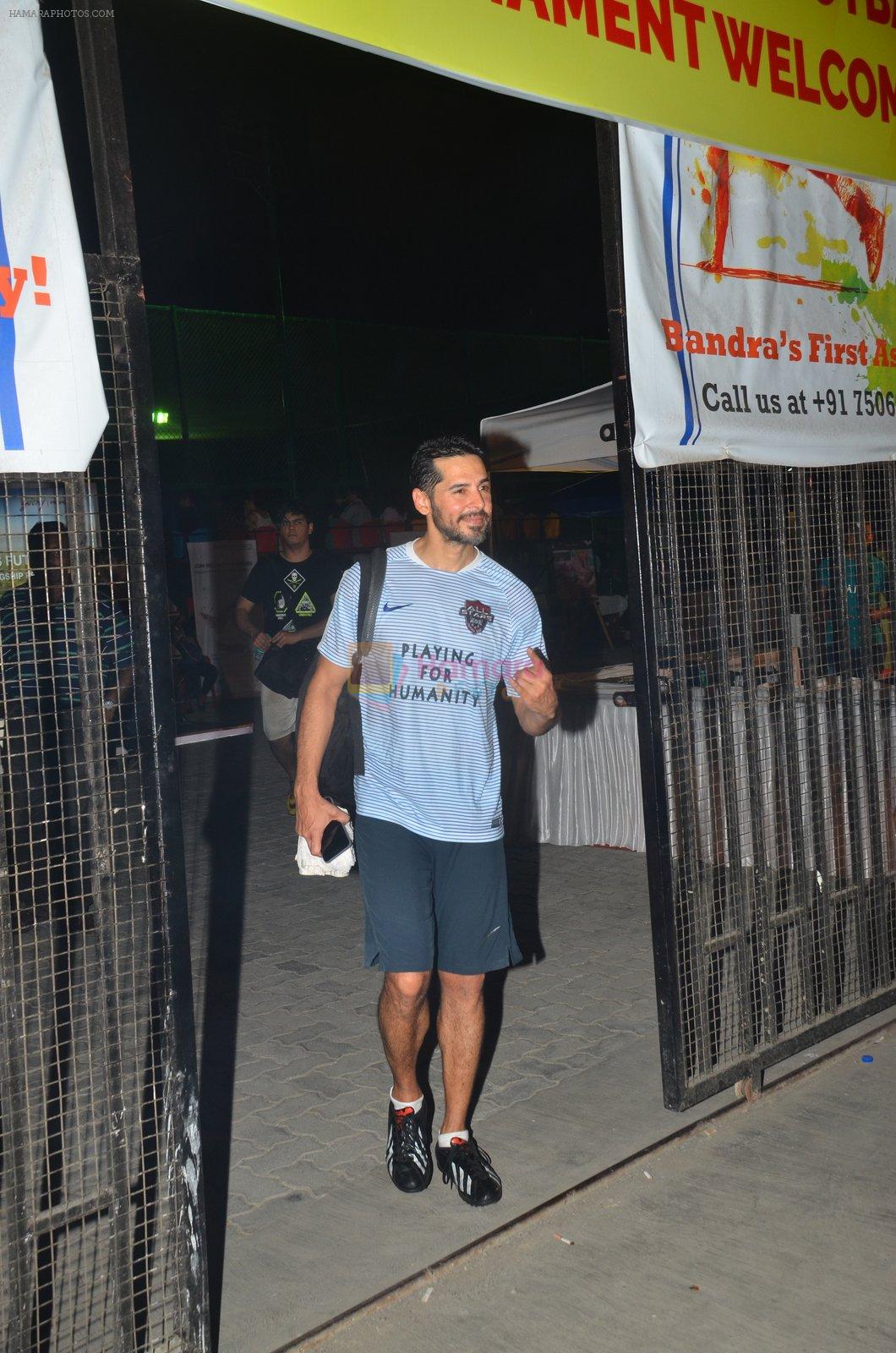 Dino Morea snapped post soccer match on 29th May 2016