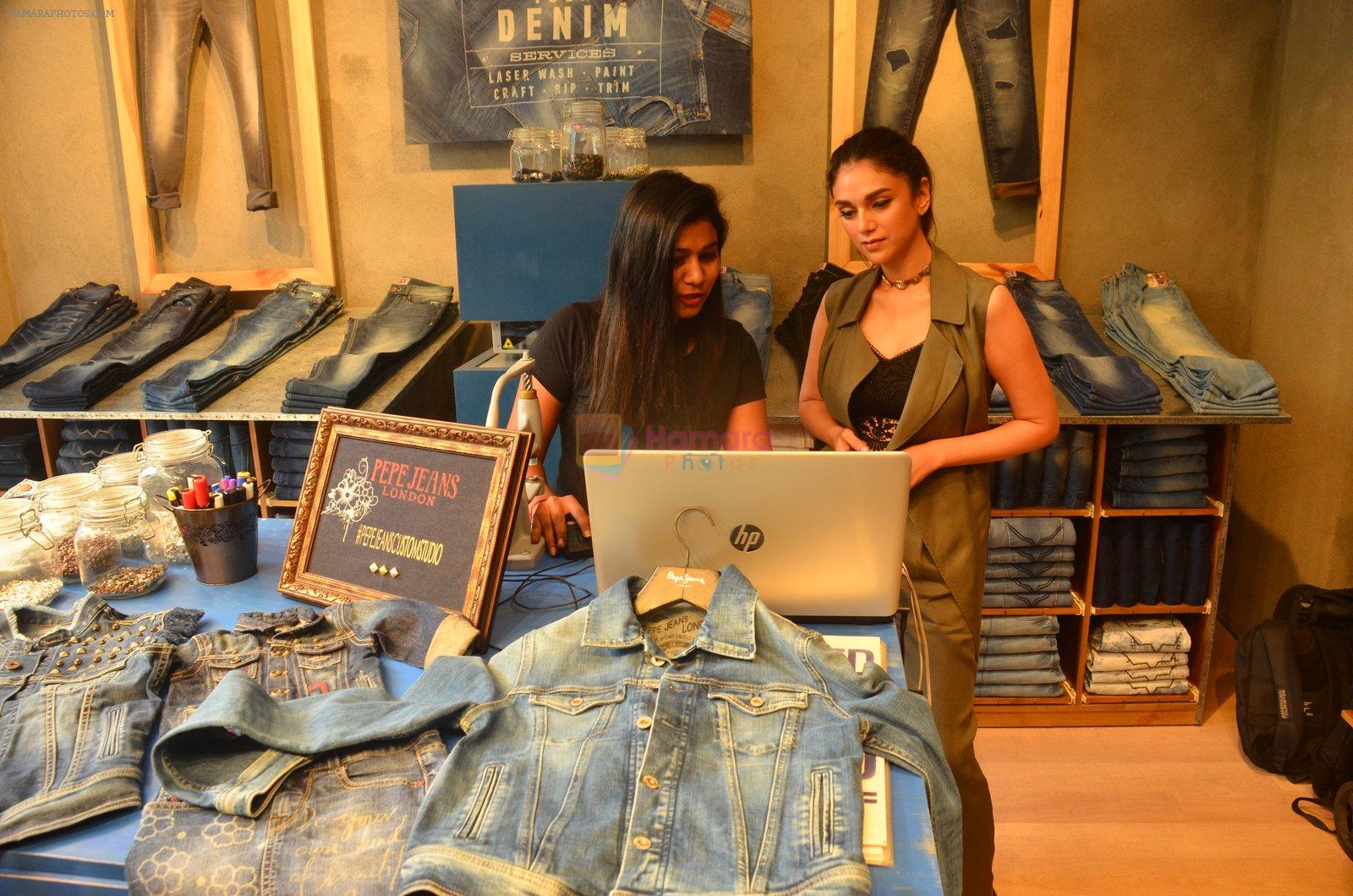 Aditi Rao Hydari at Pepe jeans store in Mumbai on 1st June 2016