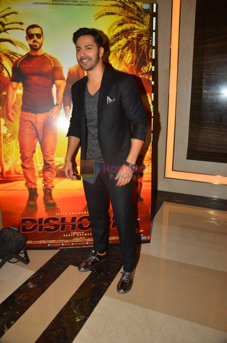 Varun Dhawan at the Trailer Launch of Dishoom in Mumbai on 1st June 2016