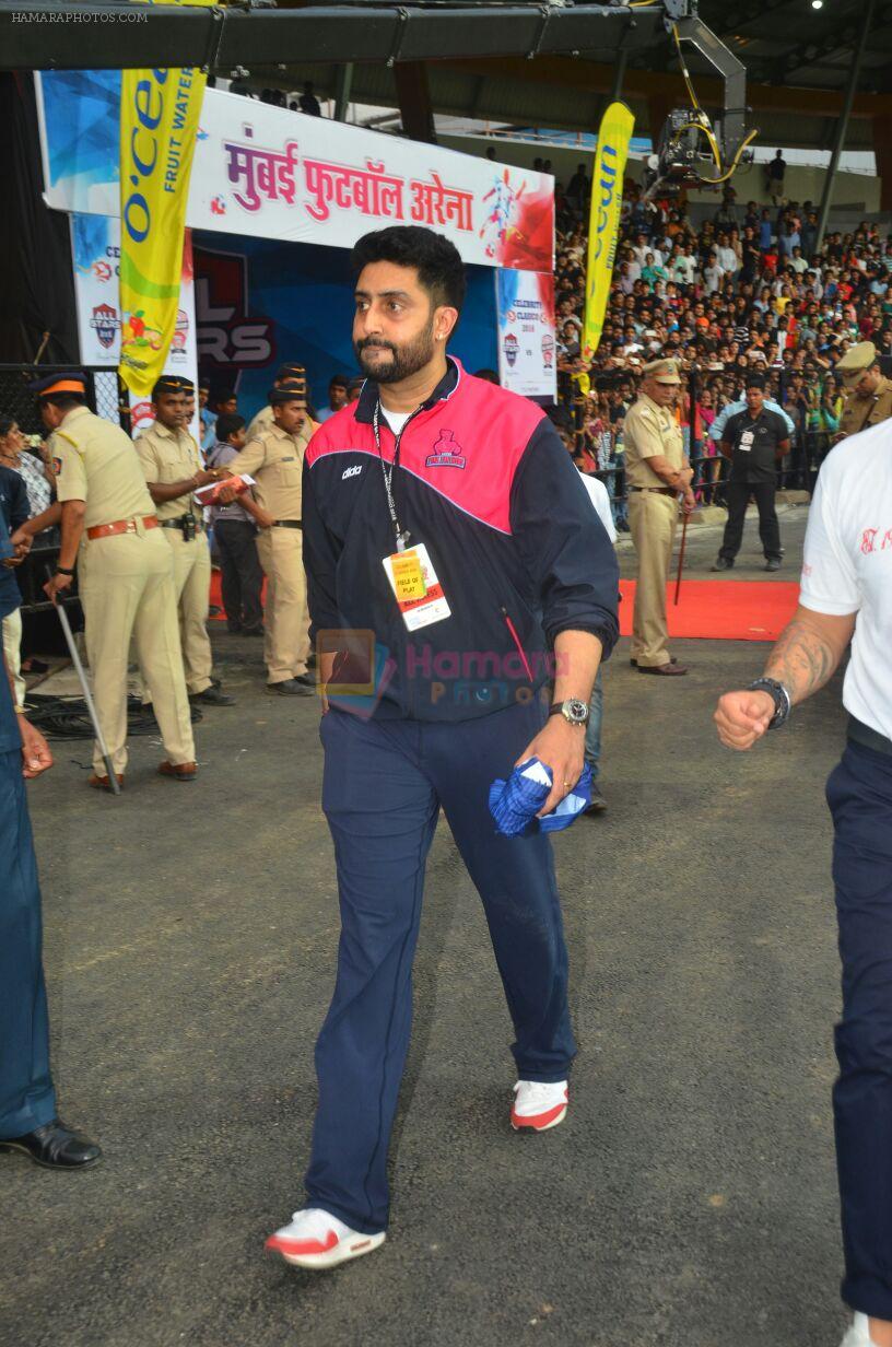 Abhishek Bachchan at celebrity soccer match in Mumbai on 4th June 2016