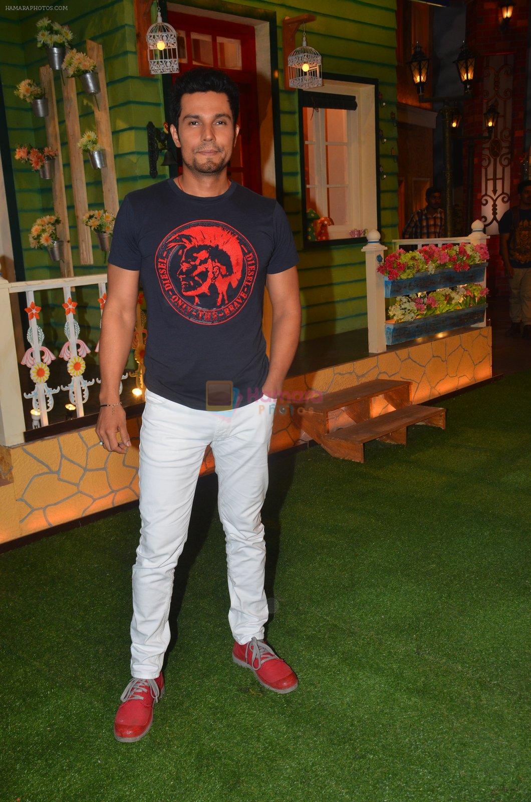 Randeep Hooda on the stets of Kapil Sharma Show on 5th June 2016