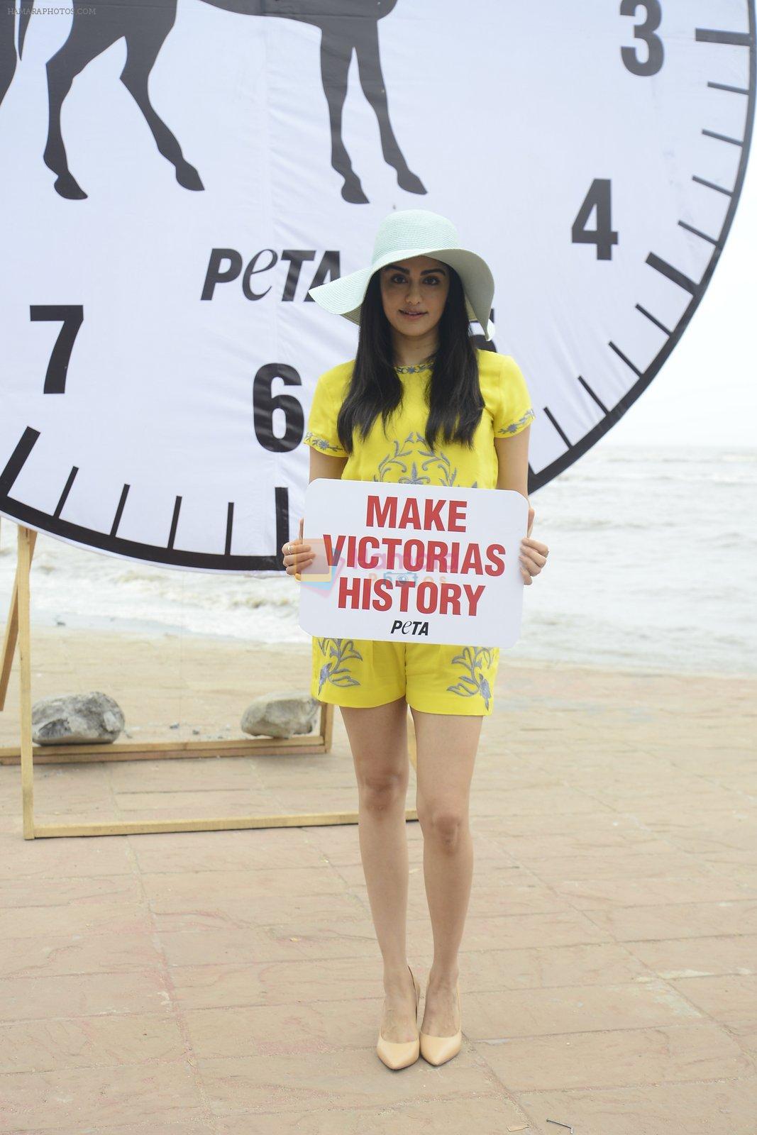 Adah Sharma against Victoria's for PETA on 6th June 2016