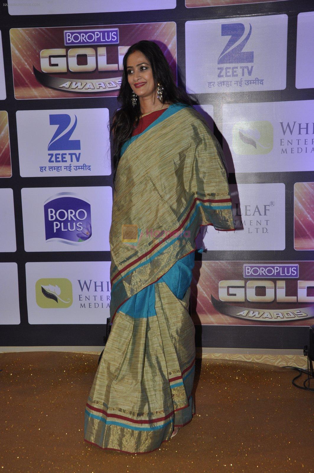 Jasveer Kaur at ZEE Gold Awards on 9th June 2016