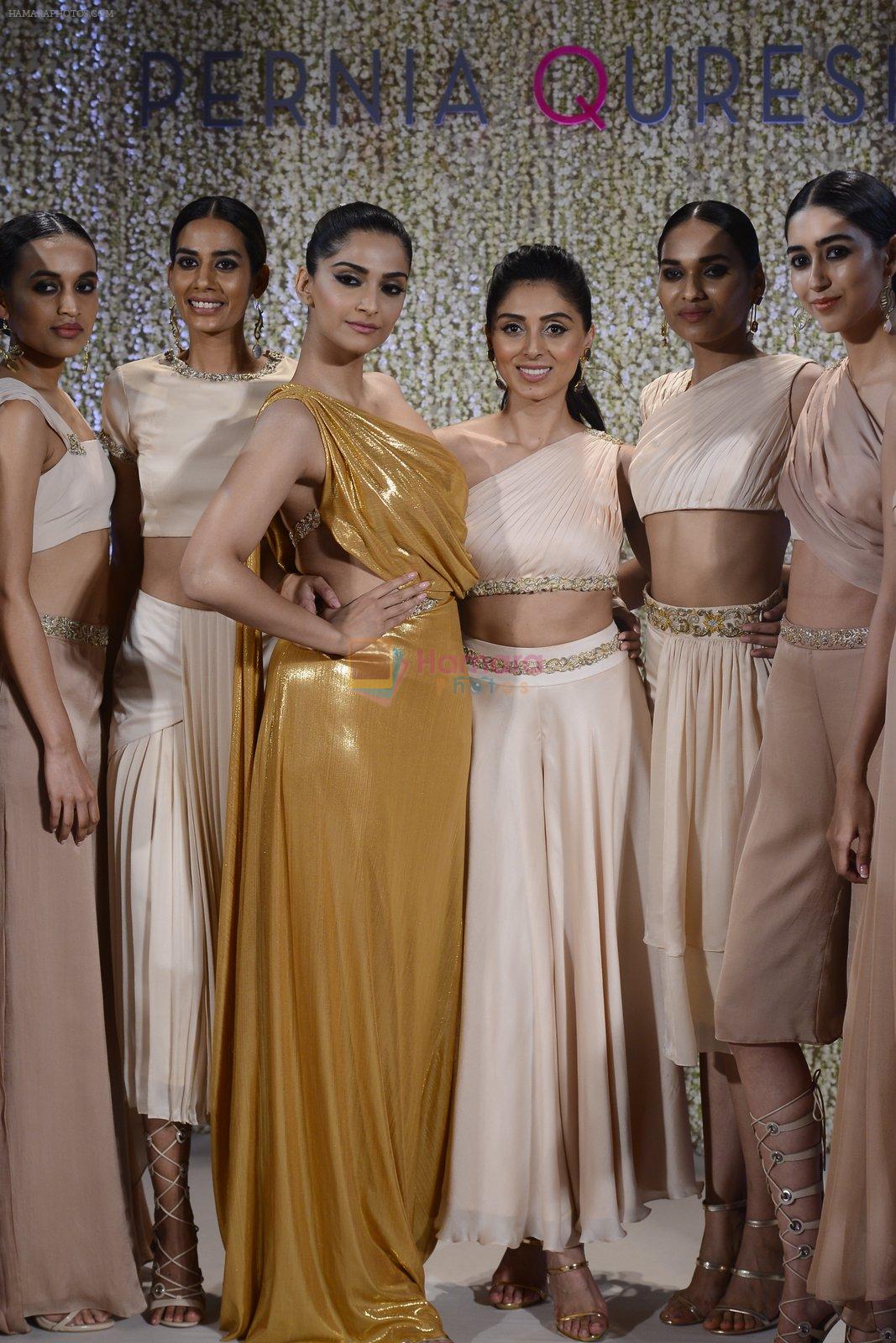 Sonam Kapoor walks the ramp for Pernia Qureshi's standalone show on 9th June 2016