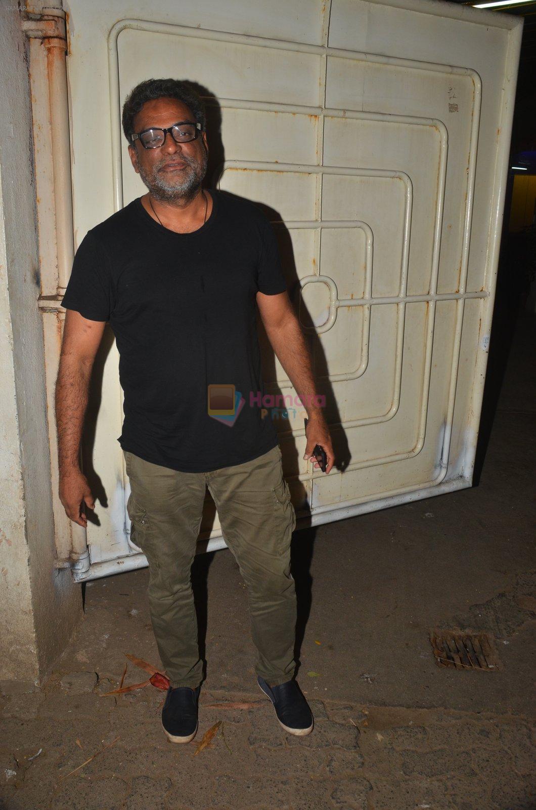 R Balki snapped at a screening on 10th June 2016
