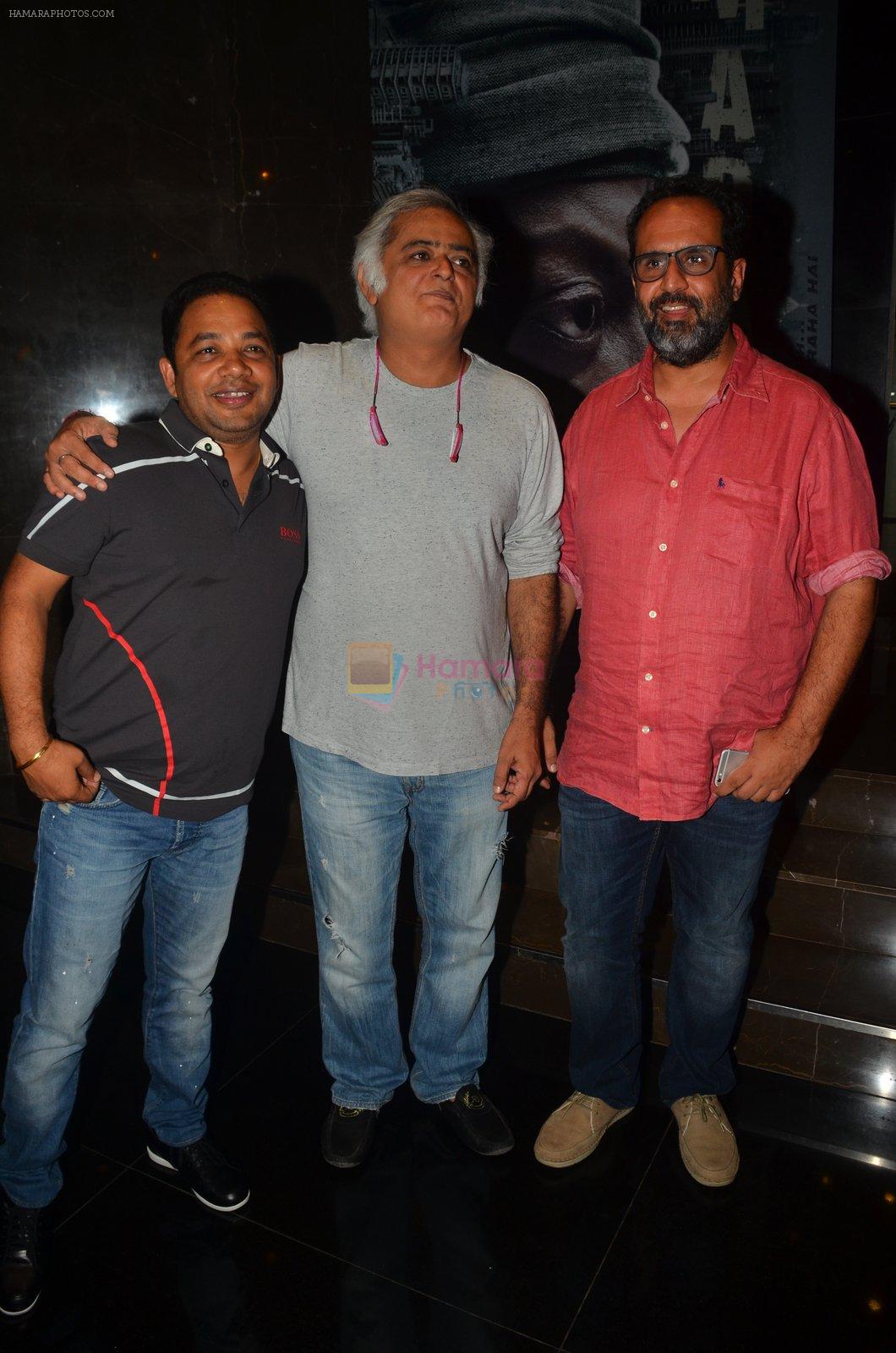 Anand L. Rai, Hansal Mehta at Madaari film launch on 10th June 2016