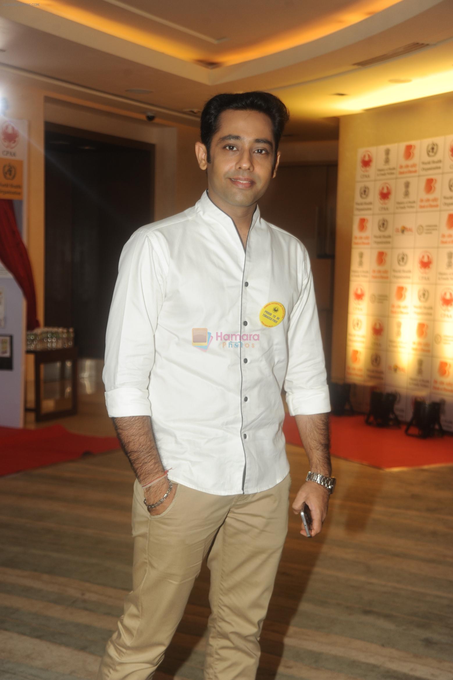 Sandeep Batraa   at an event to support fight against Tobacco and Cancer and  the cause in Mumbai on 11th June 2016