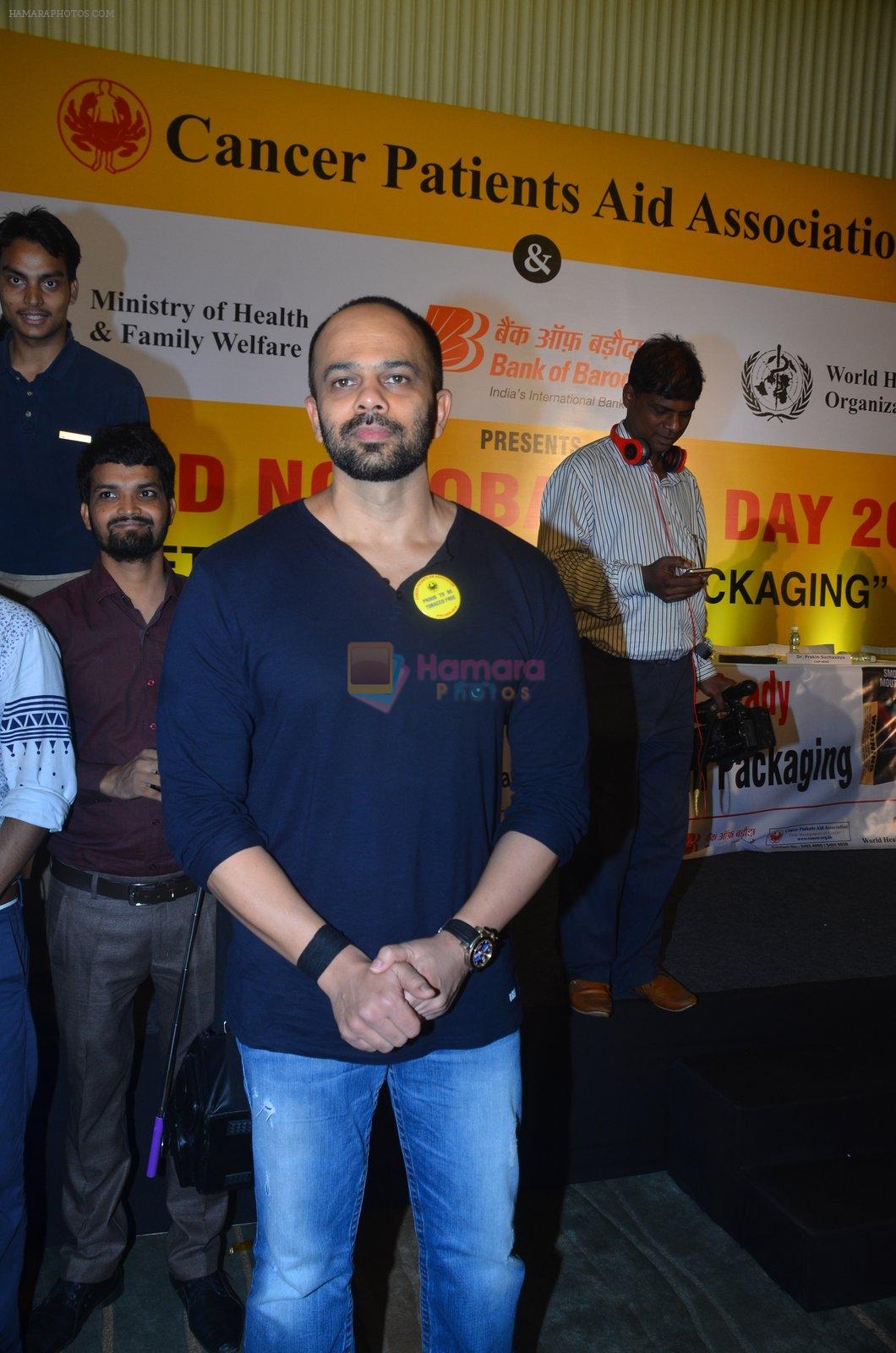 Rohit Shetty at an event to support fight against Tobacco and Cancer and the cause in Mumbai on 11th June 2016