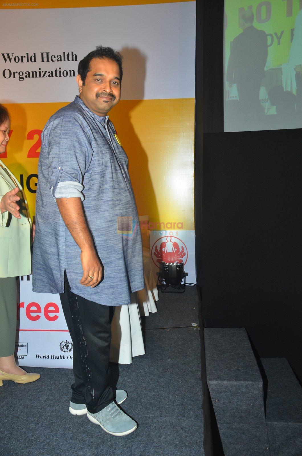 Shankar Mahadevan at an event to support fight against Tobacco and Cancer and the cause in Mumbai on 11th June 2016