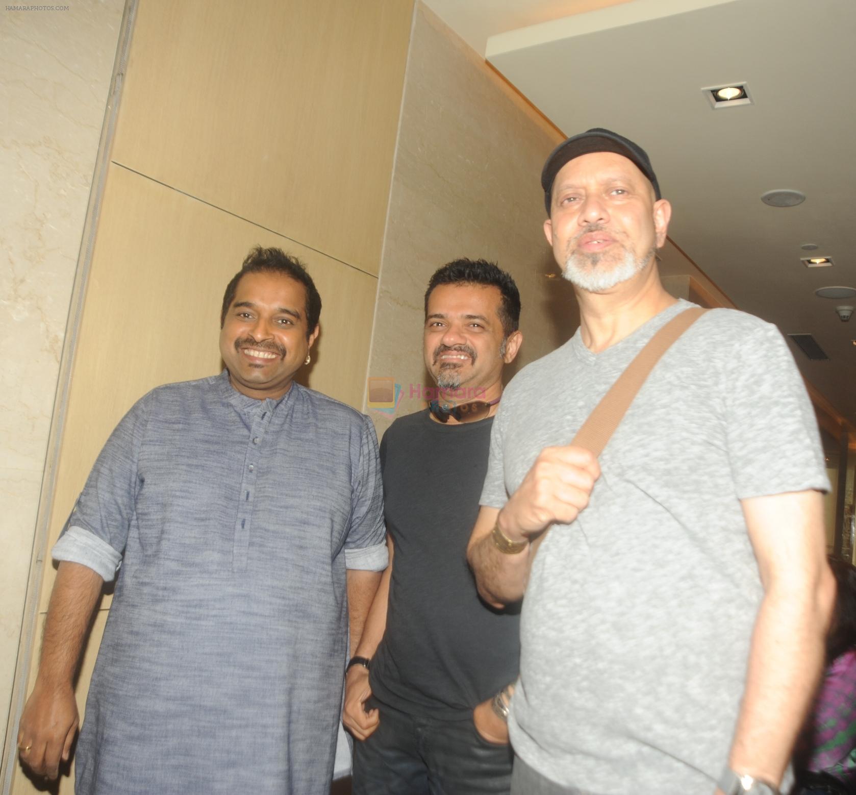 Music Director Shankar Ehsaan Loy at an event to support fight against Tobacco and Cancer and  the cause in Mumbai on 11th June 2016