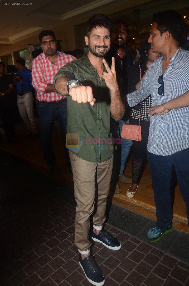 Shahid Kapoor at the Press Conference of Udta Punjab in J W Marriott on 14th June 2016
