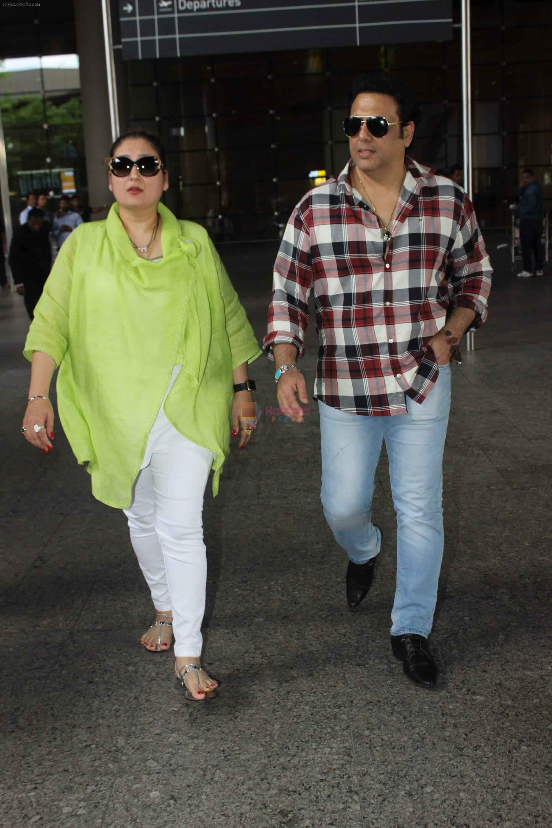 Govinda snapped at airport on 13th June 2016