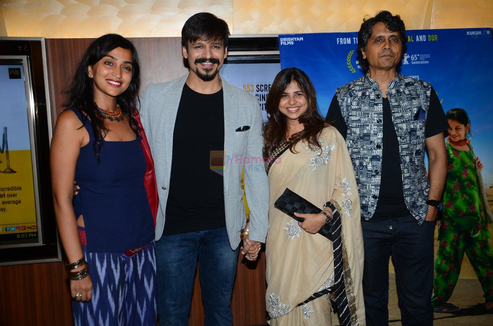 Vivek Oberoi, Priyanka Alva, Nagesh Kukunoor at Dhanak screening in Mumbai on 15th June 2016