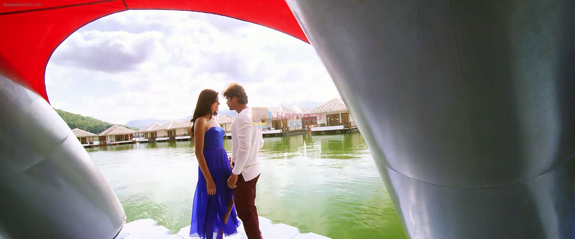 Chandan Kumar, Sangeetha Chauhan in Luv U Alia Movie Still