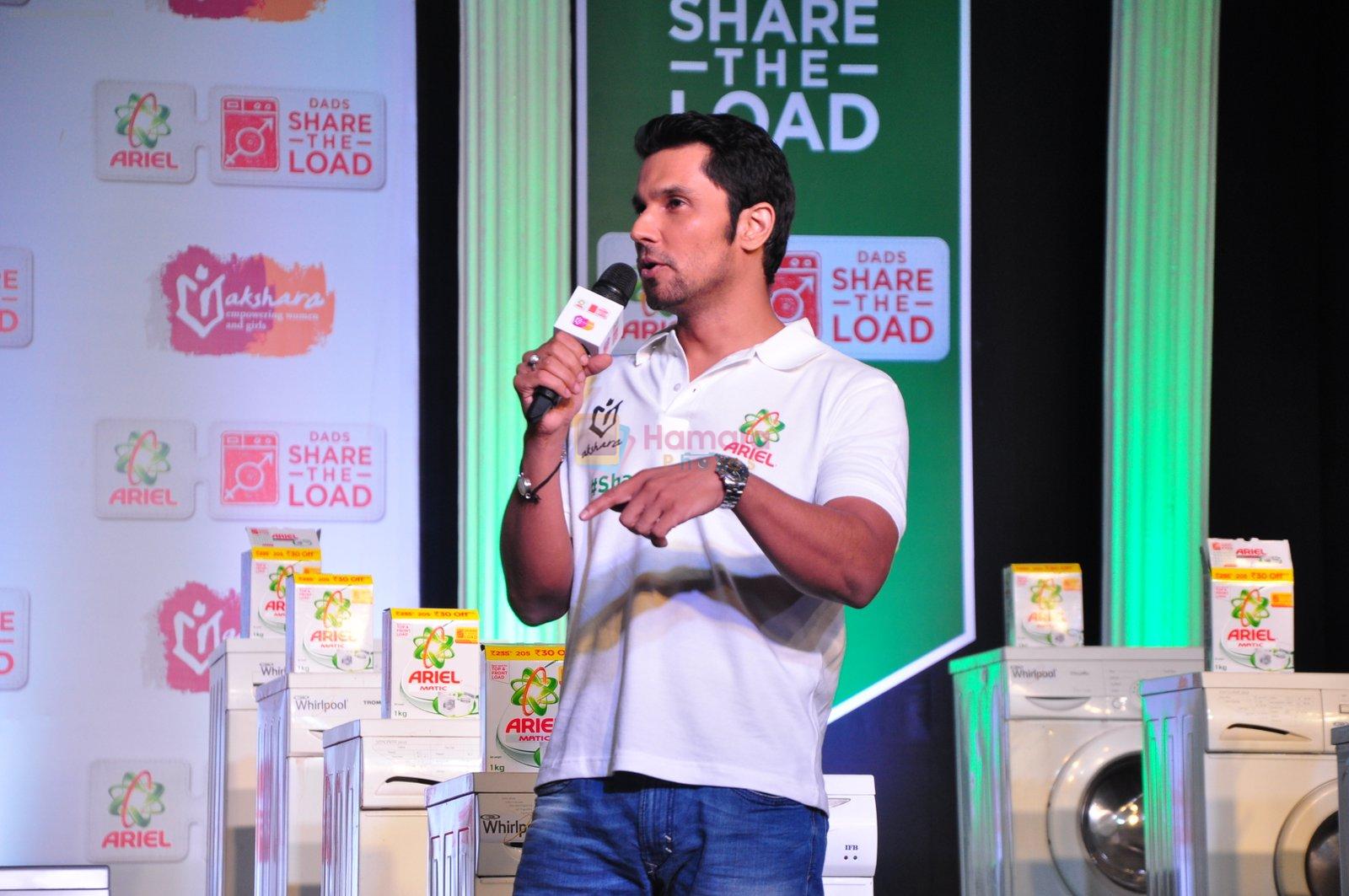 Randeep Hooda promotes for Ariel  detergent Powder on 16th June 2016