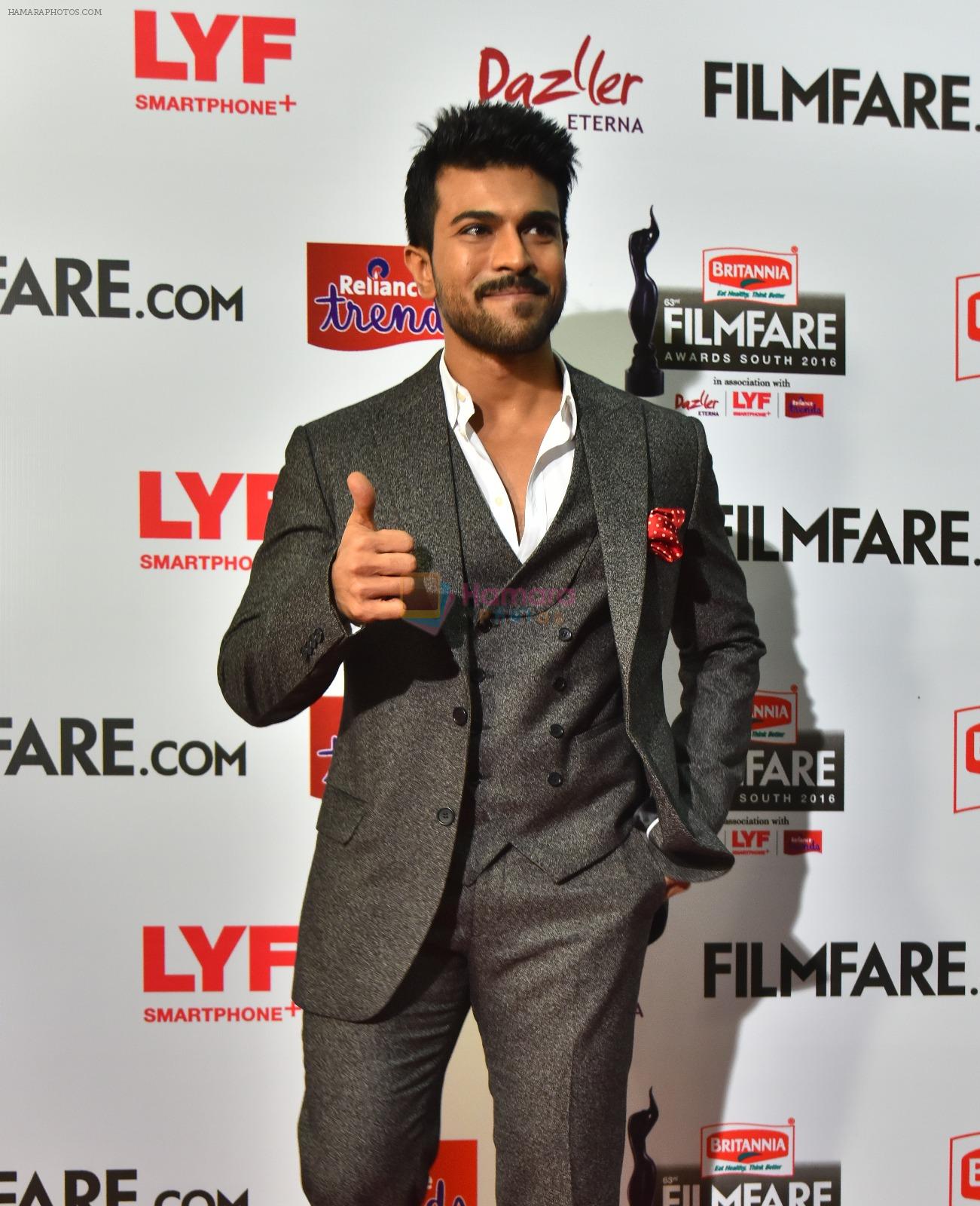 Ram Charan at Film Fare Awards South 2016