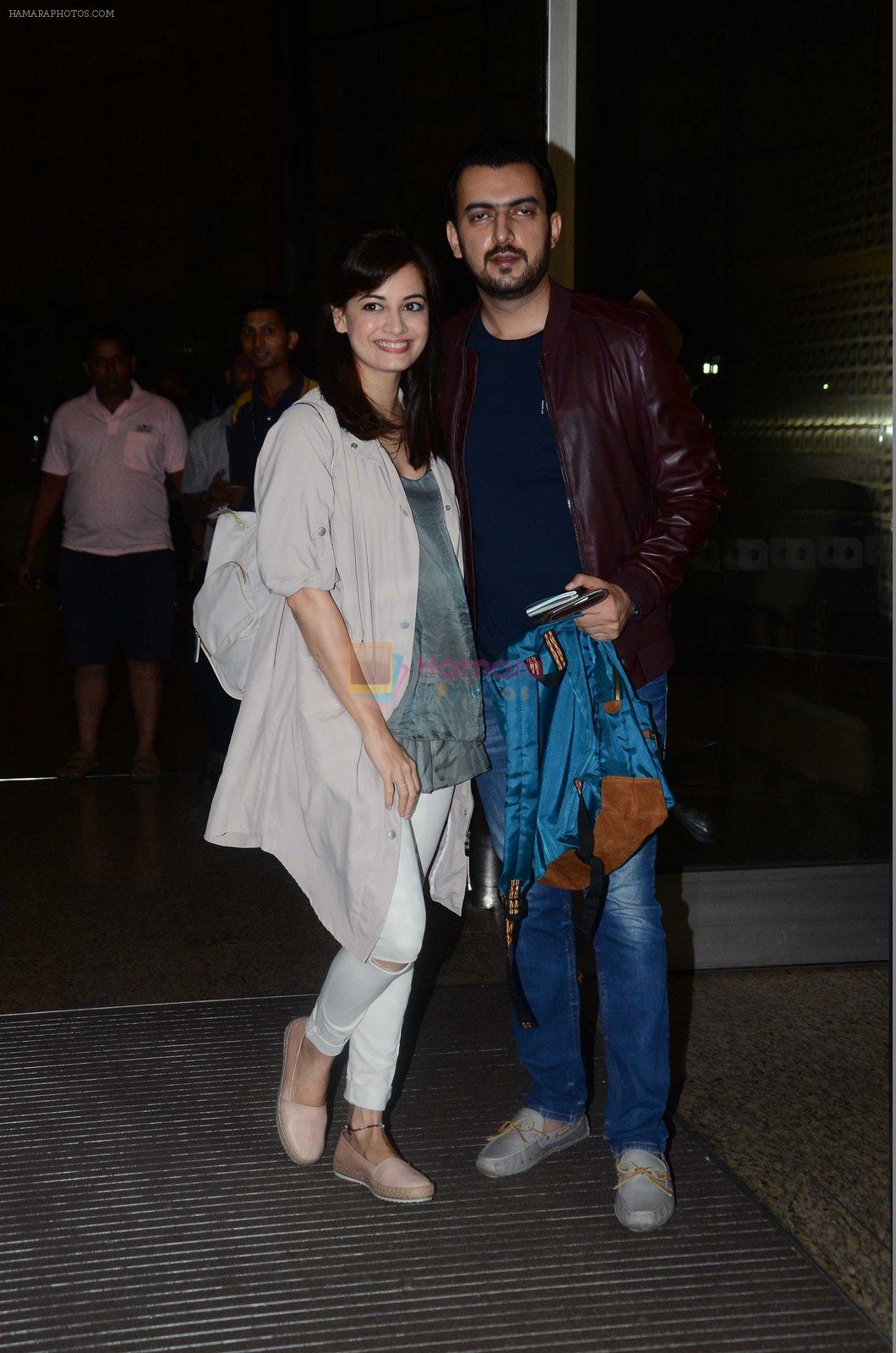 Dia Mirza, Sahil Sangha leaves for IIFA on Day 2 on 21st June 2016