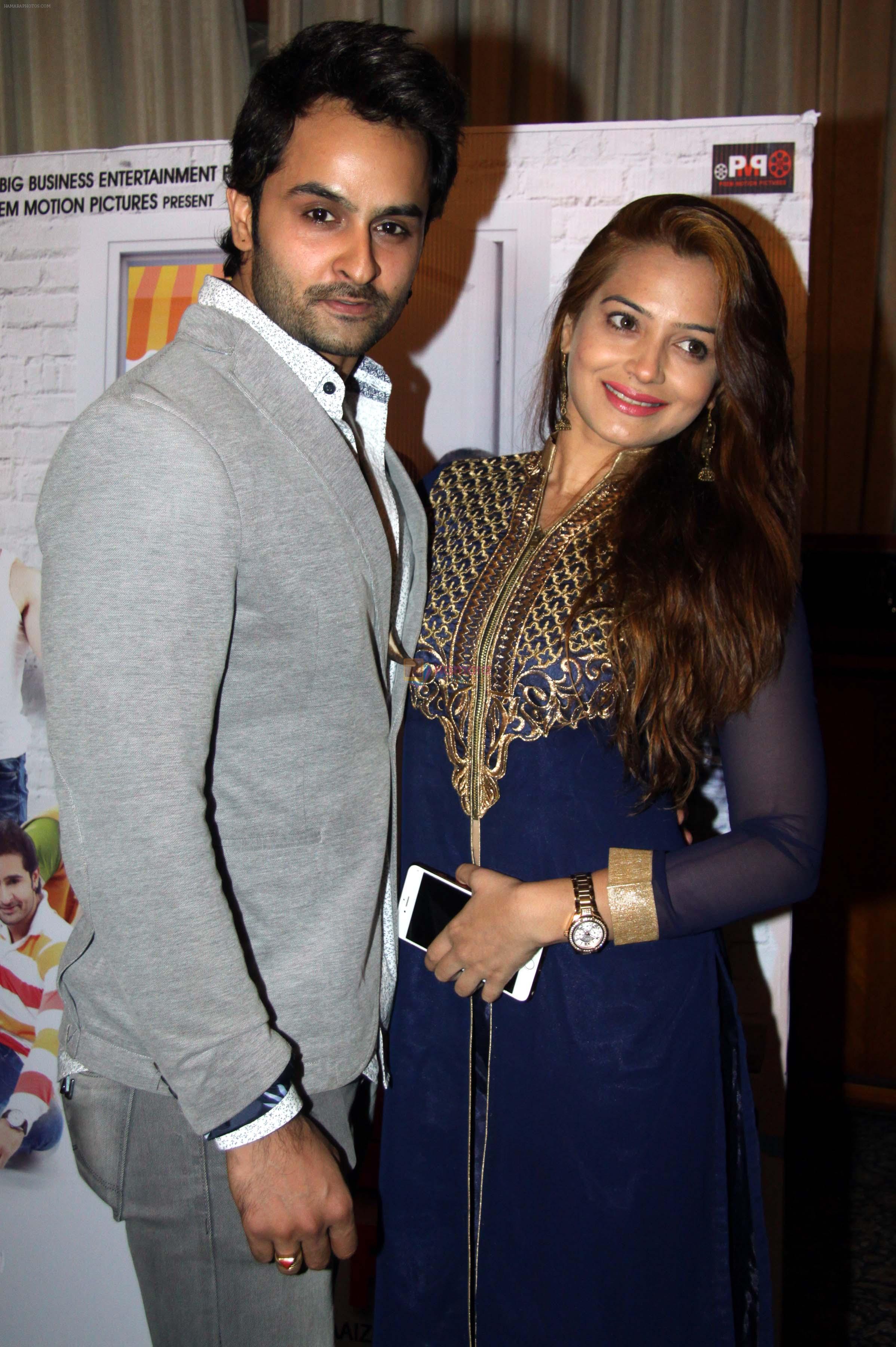 rishank tiwari & samiksha bhatnagar at Love Ke Funday film launch in Mumbai on 22nd June 2016