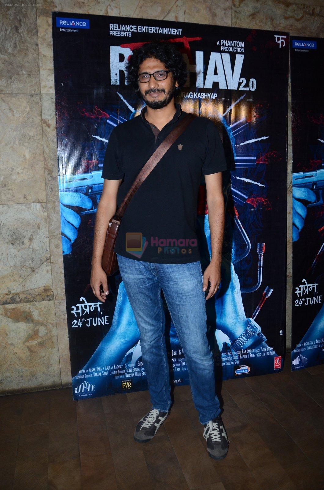 Abhishek Chaubey during the special screening of film Raman Raghav 2.0 in Mumbai, India on June 22, 2015