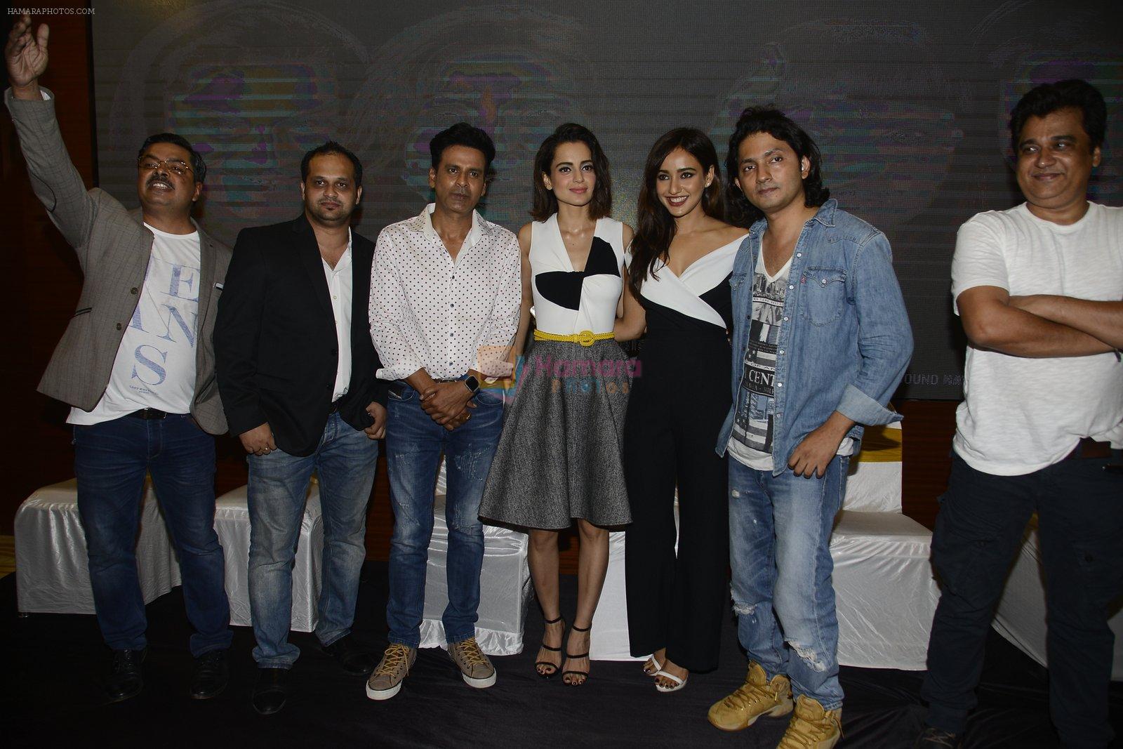 Kangana Ranaut, Neha Sharma, Manoj Bajpai, Shirish Kunder at Kriti film premiere on 22nd June 2016
