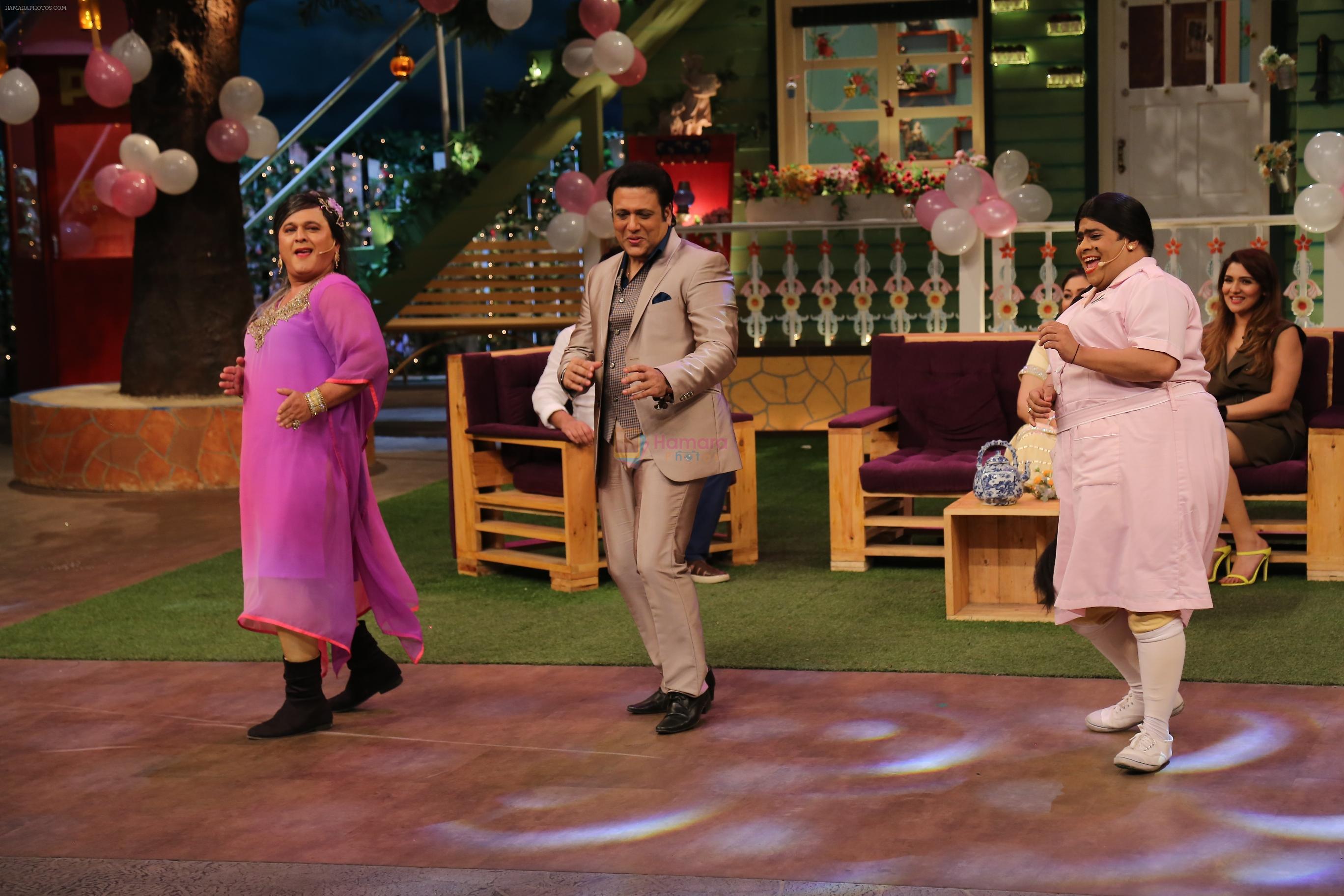 Govinda on the sets of The Kapil Sharma show on 22nd June 2016.