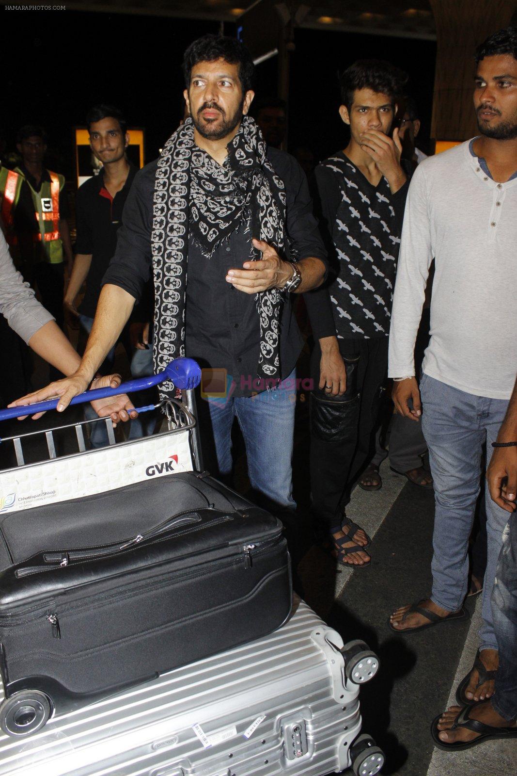 Kabir Khan snapped at airport in Mumbai on 22nd June 2016