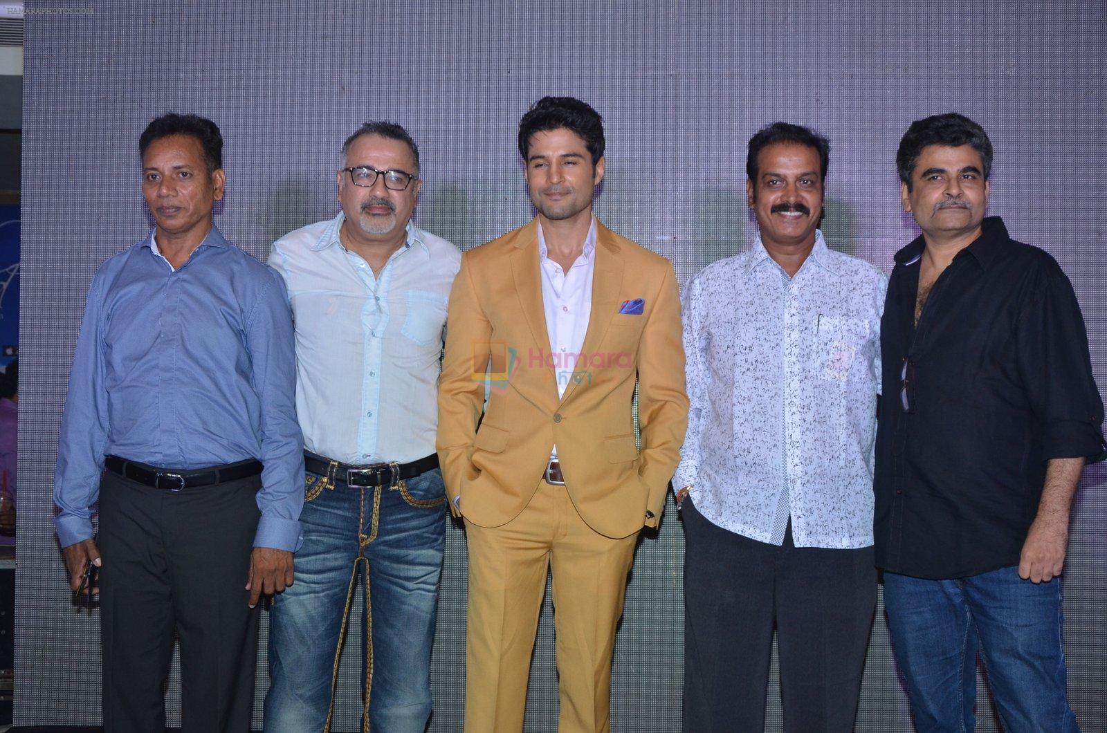 filmmakers Ravi Agrawal, Ajay Chabbria, actor Rajeev Khaqndelwal, filmmakers Rajath Manjunath, Rajeev Jhaveri during the music launch of the film Fever in Mumbai, India on June 24, 2016