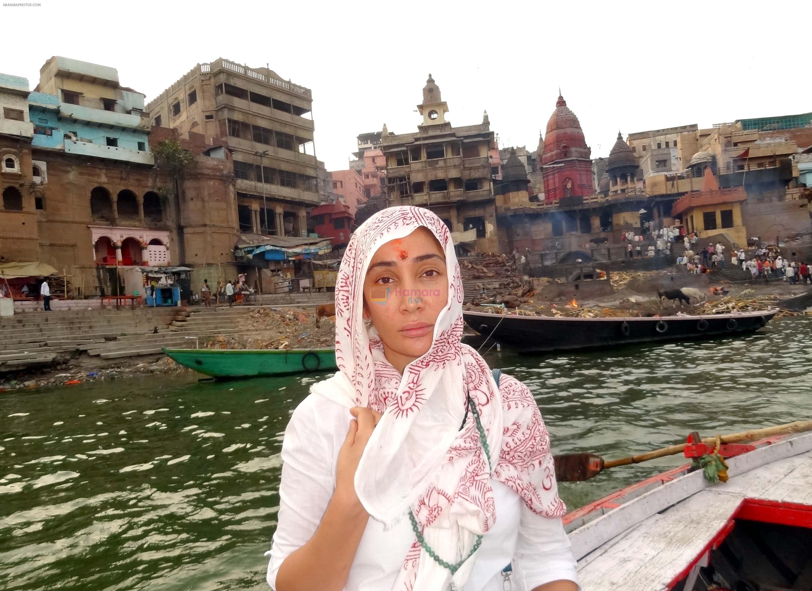 Sofia Hayat who is now Gaia Mother Sofia went to Varanasi on spiritual trip on 25th June 2016