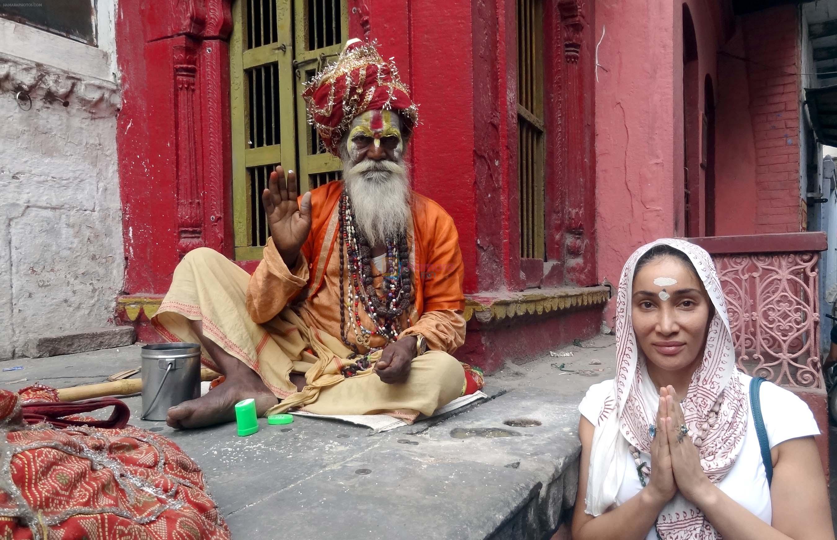 Sofia Hayat who is now Gaia Mother Sofia went to Varanasi on spiritual trip on 25th June 2016