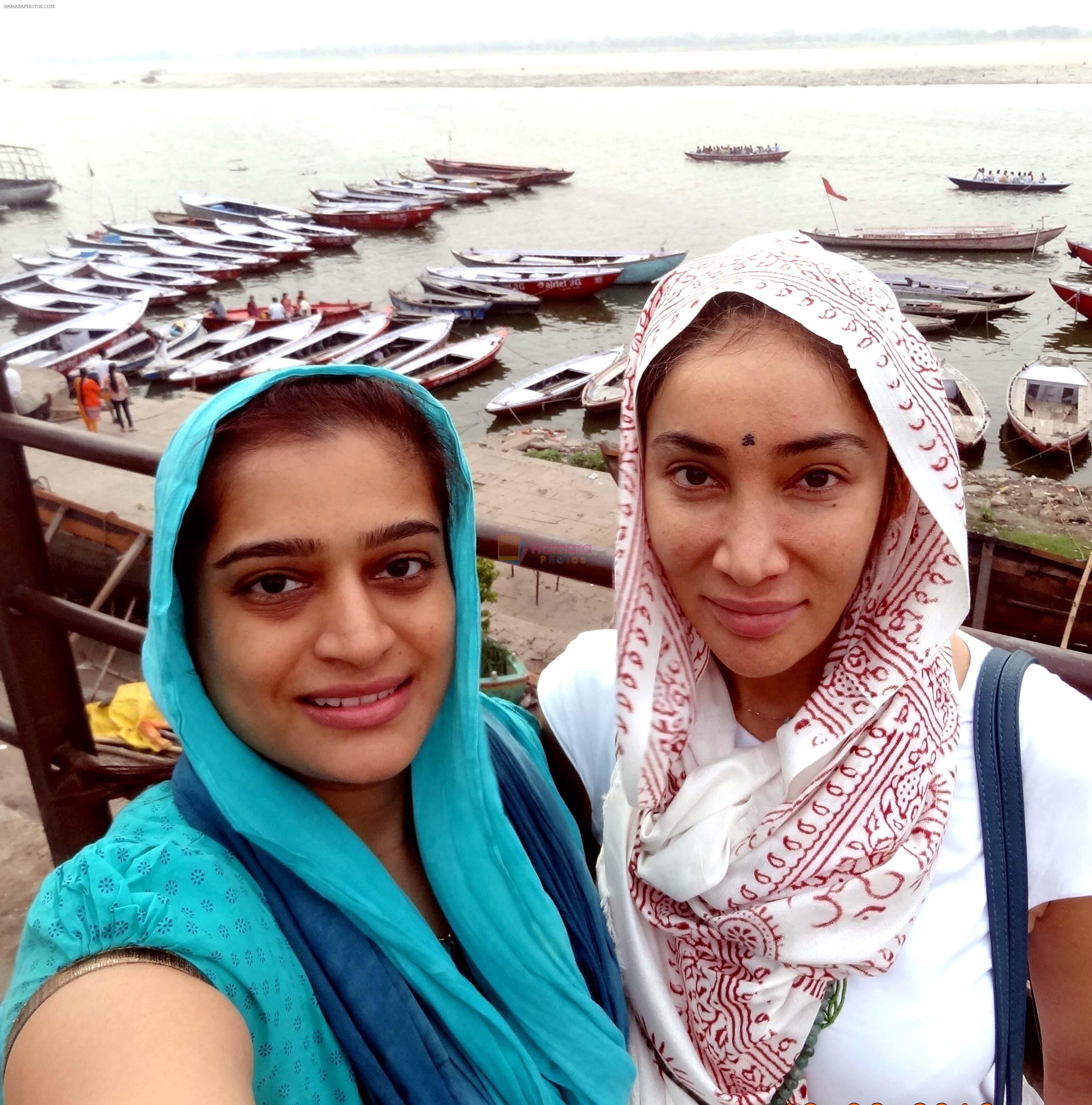 Ekta Jain with Sofia Hayat who is now Gaia Mother Sofia went to Varanasi on spiritual trip on 25th June 2016