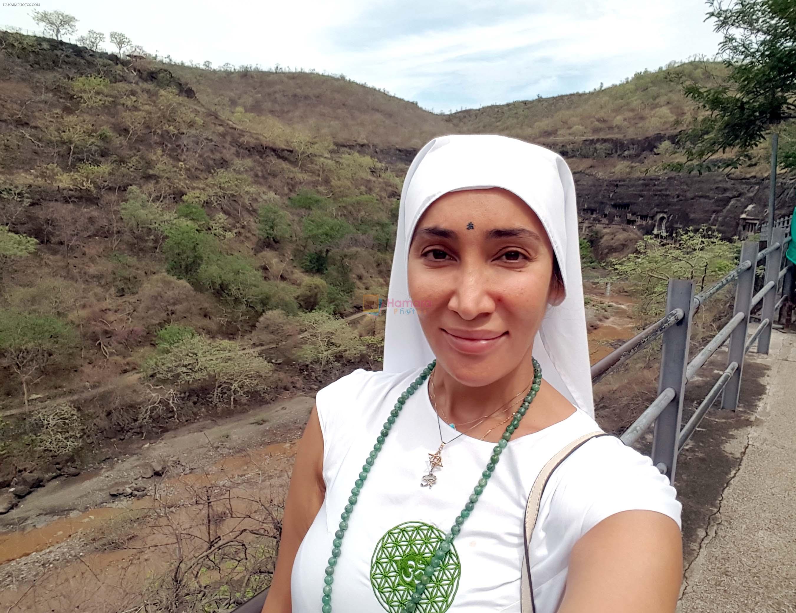 Gaia Mother Sofia Hayat went on spiritual journey to Ajanta Ellora in Aurangabad on 28th June 2016