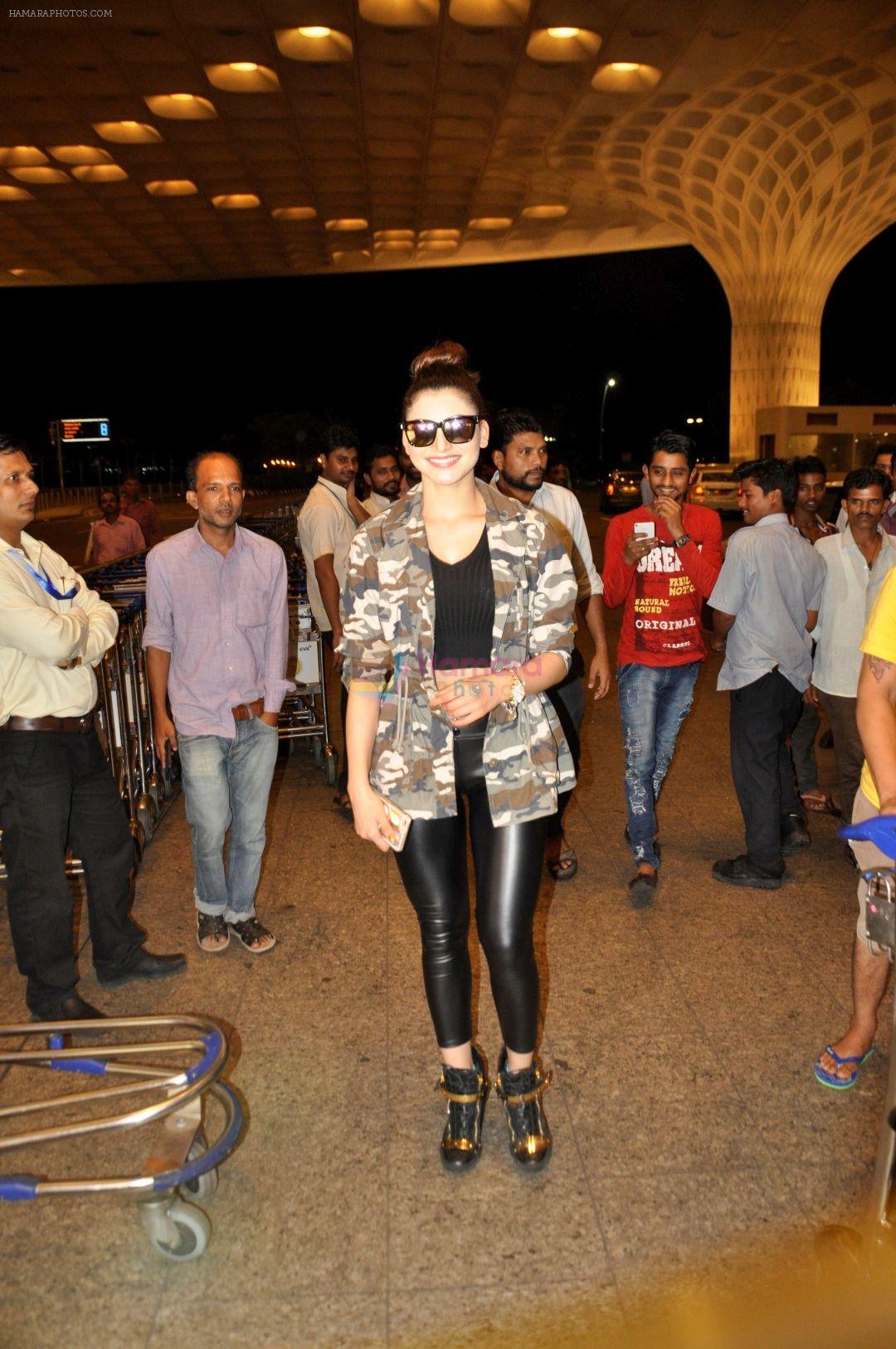 Bollywood Actress Urvashi Rautela spotted at Mumbai International Airport on June 30, 2016