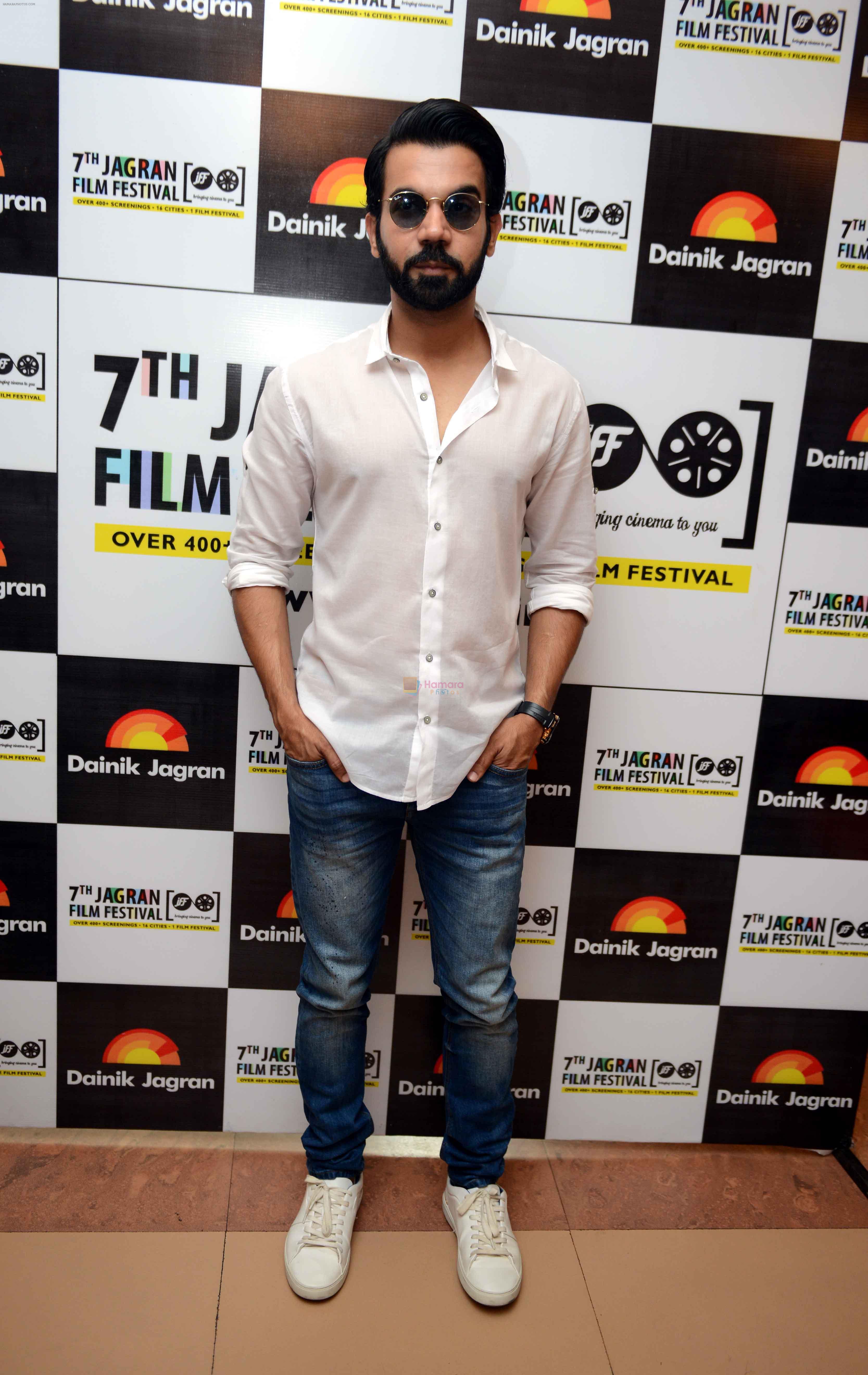 Rajkummar Rao during the 7th Jagran Film Festival at Siri Fort Auditorium, New Delhi on 3rd July2016