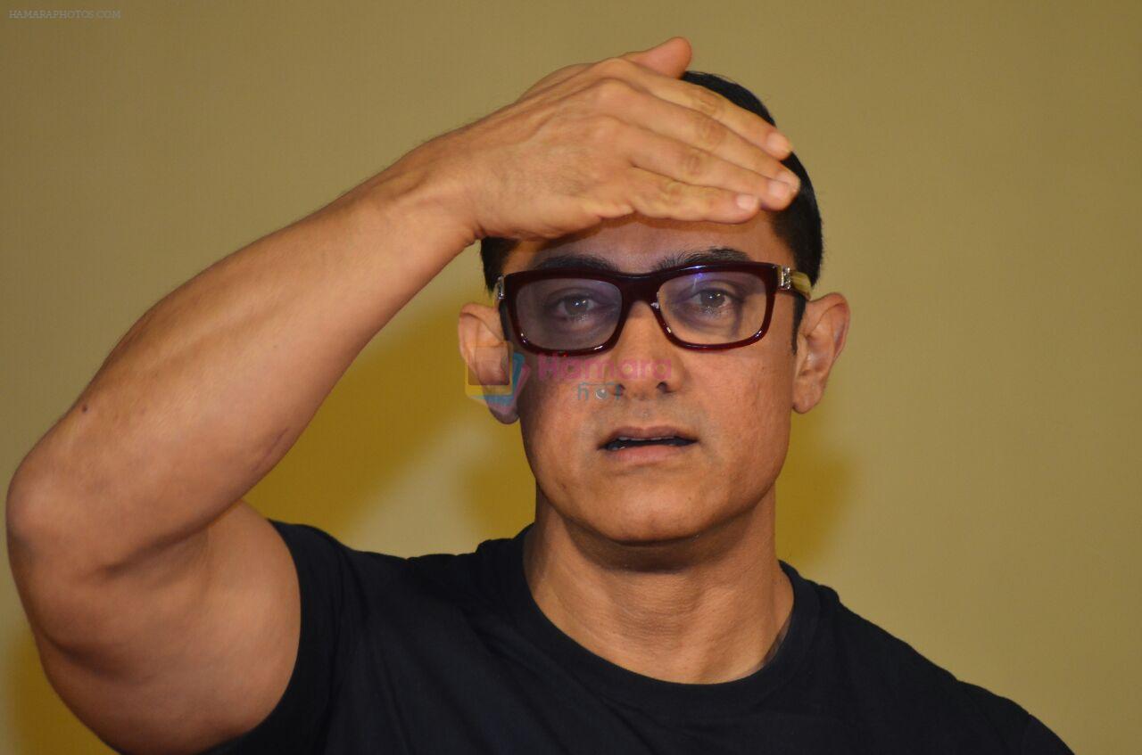 Aamir Khan at Dangal Launch on 4th July 2016