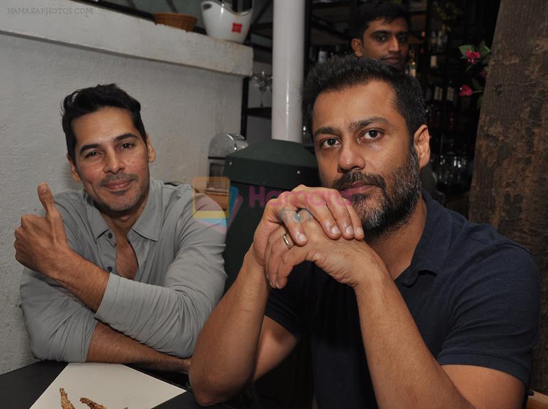 Dino Morea & Abhishek Kapoor at the Launch Event of Mirabella Bar & Kitchen in Mumbai on 3rd July 2016