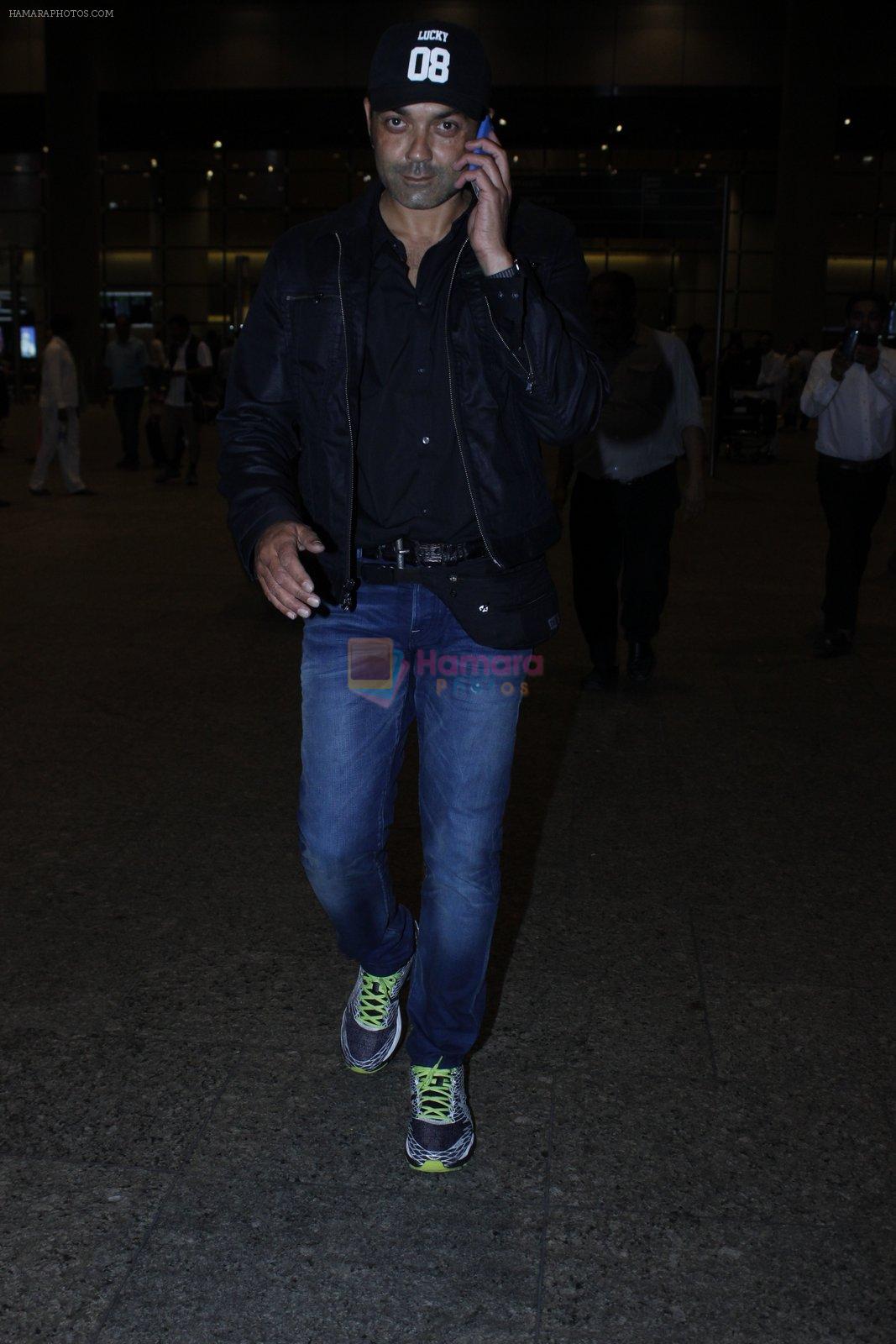 Bobby Deol snapped at airport on 7th July 2016