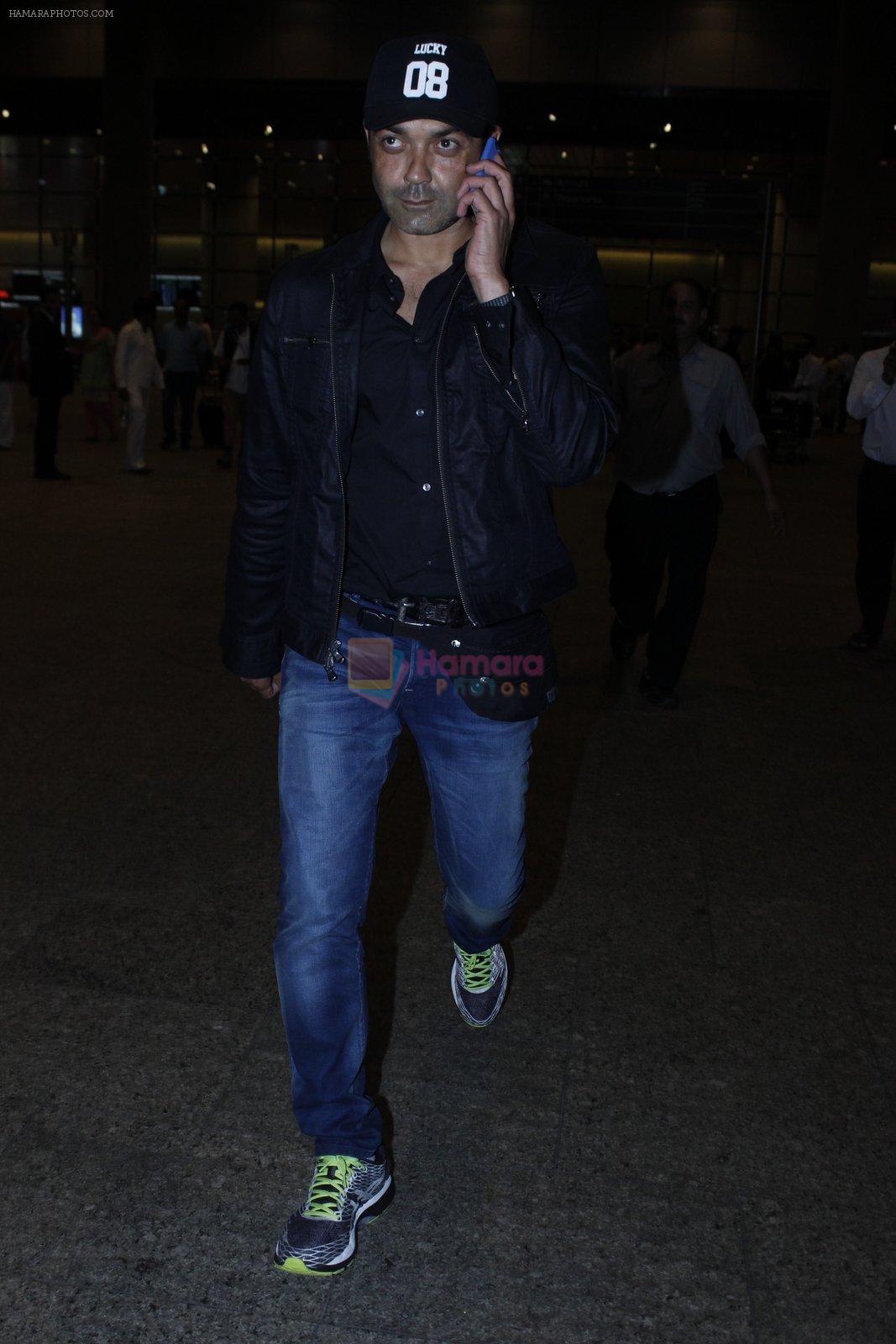 Bobby Deol snapped at airport on 7th July 2016