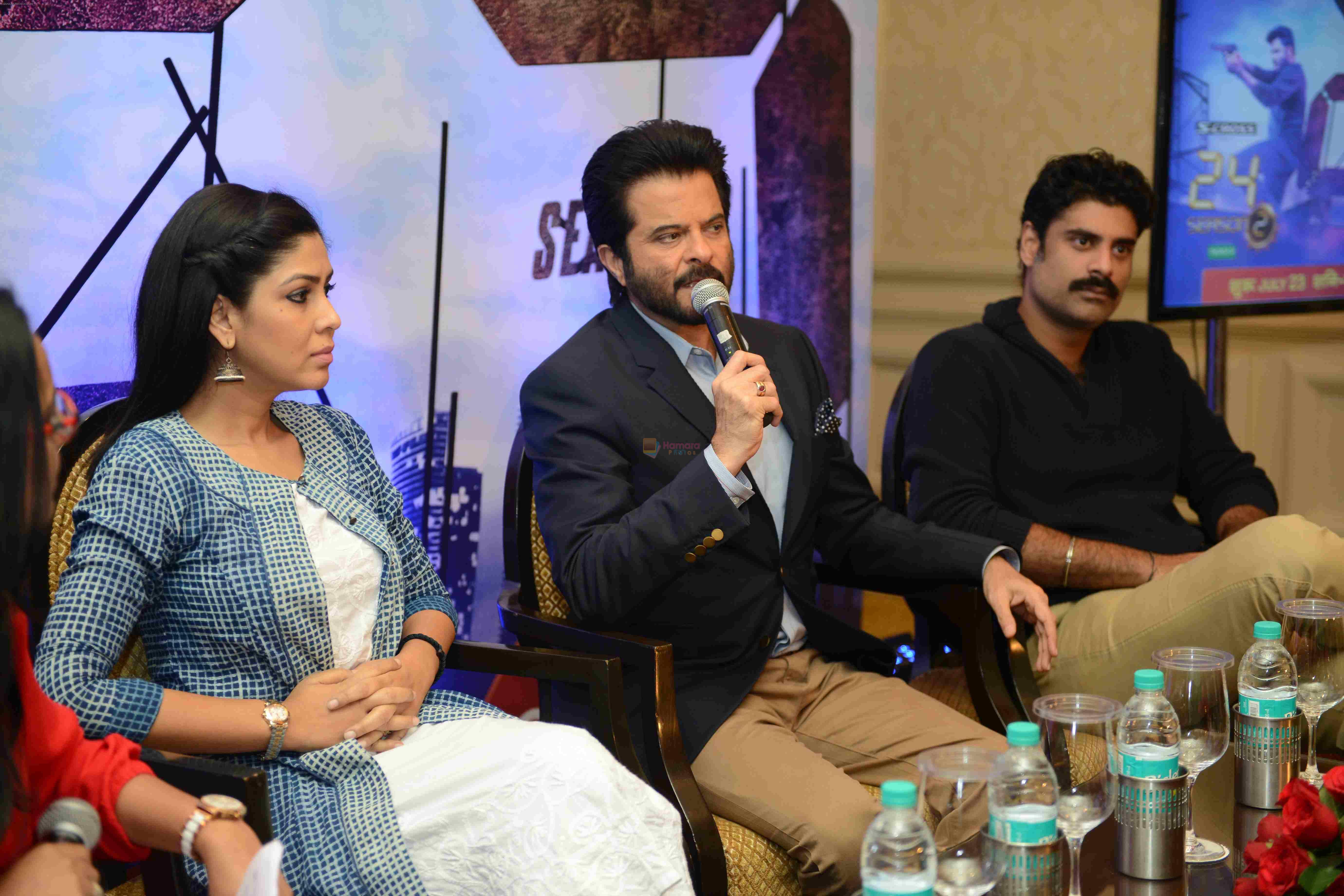 Anil Kapoor, Sakshi Tanwar, Sikander Kher at 24 serial promotions in Mumbai on 8th July 2016