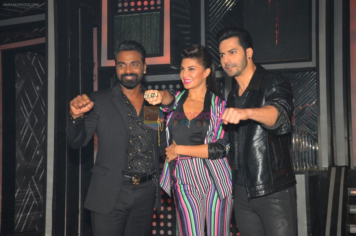 Varun Dhawan, Jacqueline Fernandez promote Dishoom on the sets of Dance 2 plus on 11th July 2016