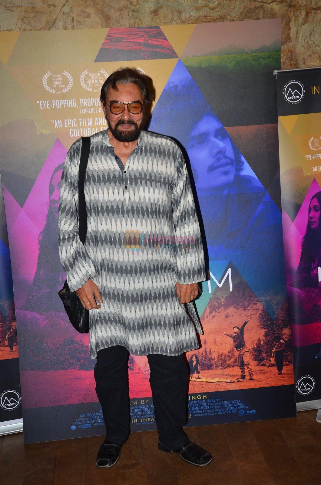Kabir Bedi at Imaad and Ira Dubey's film MCream on 13th July 2016